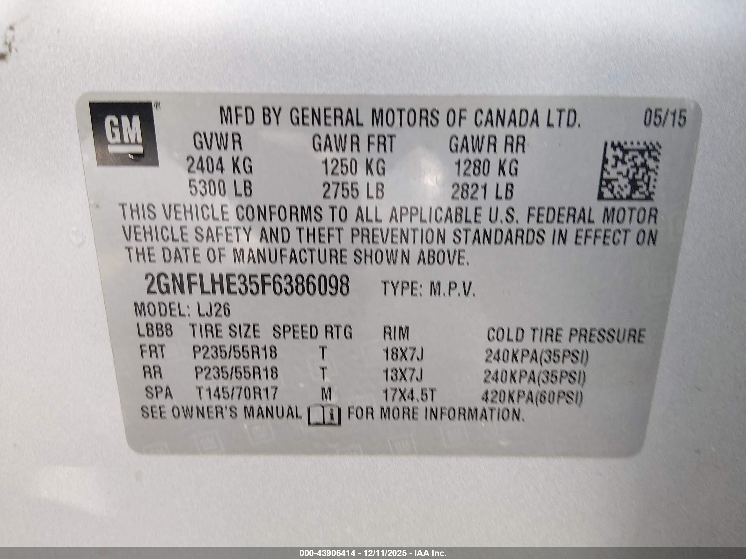 CHEVROLET EQUINOX image 9