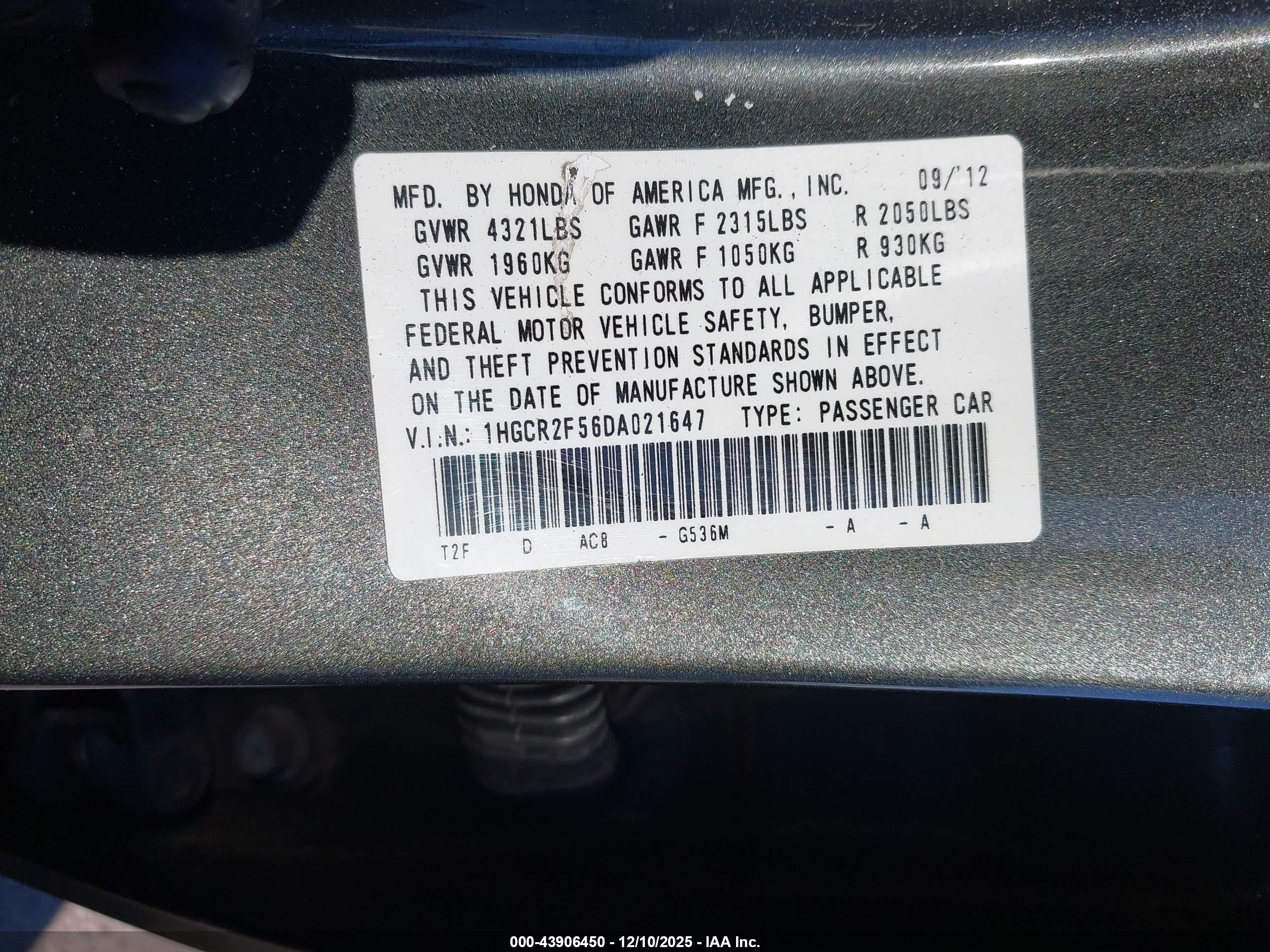 HONDA ACCORD image 9