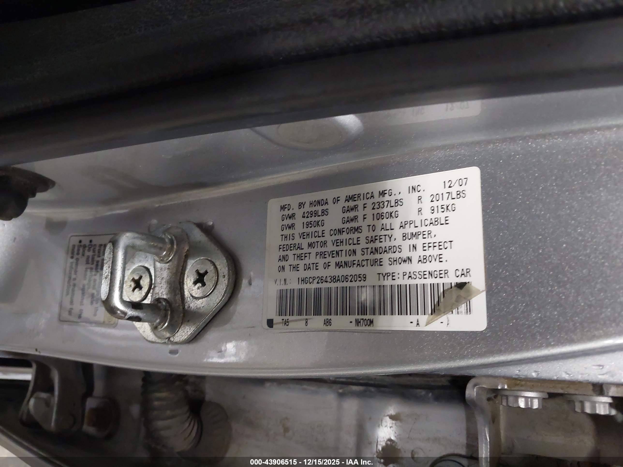 HONDA ACCORD image 9