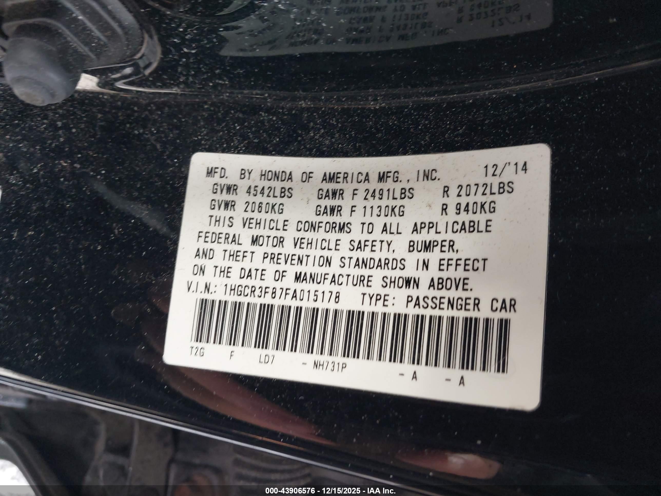 HONDA ACCORD image 9