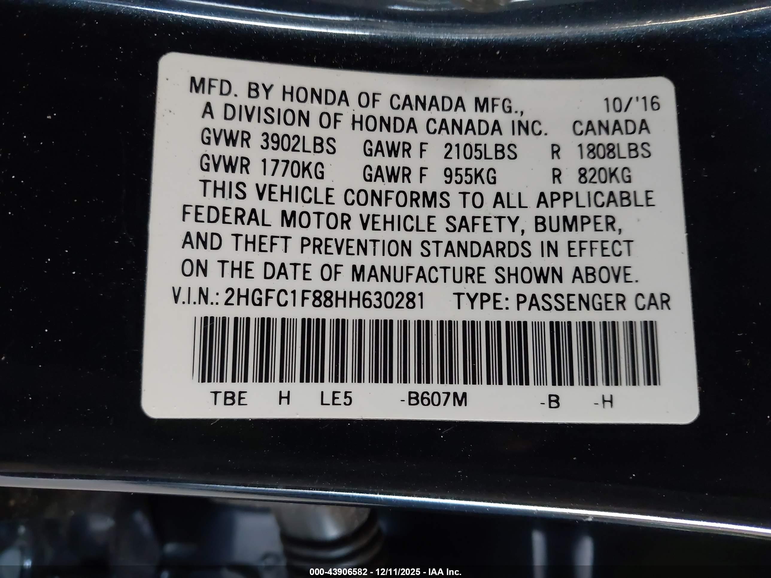 HONDA CIVIC image 9