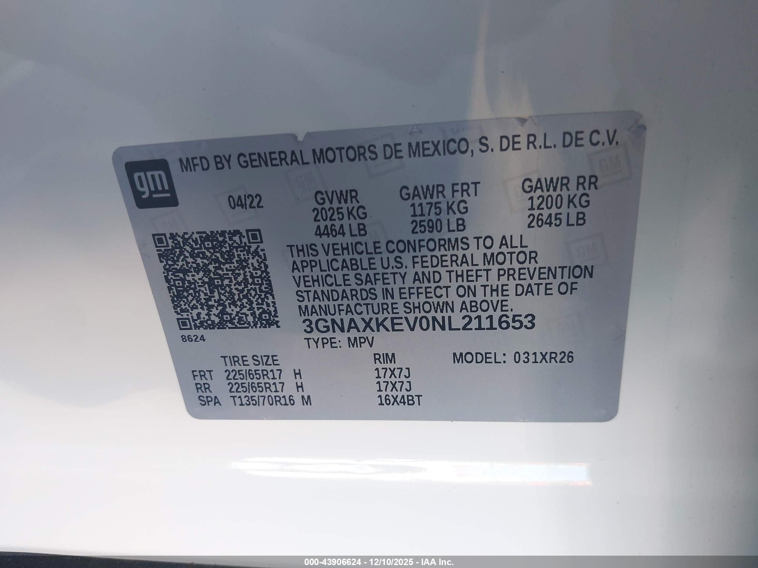 CHEVROLET EQUINOX image 9