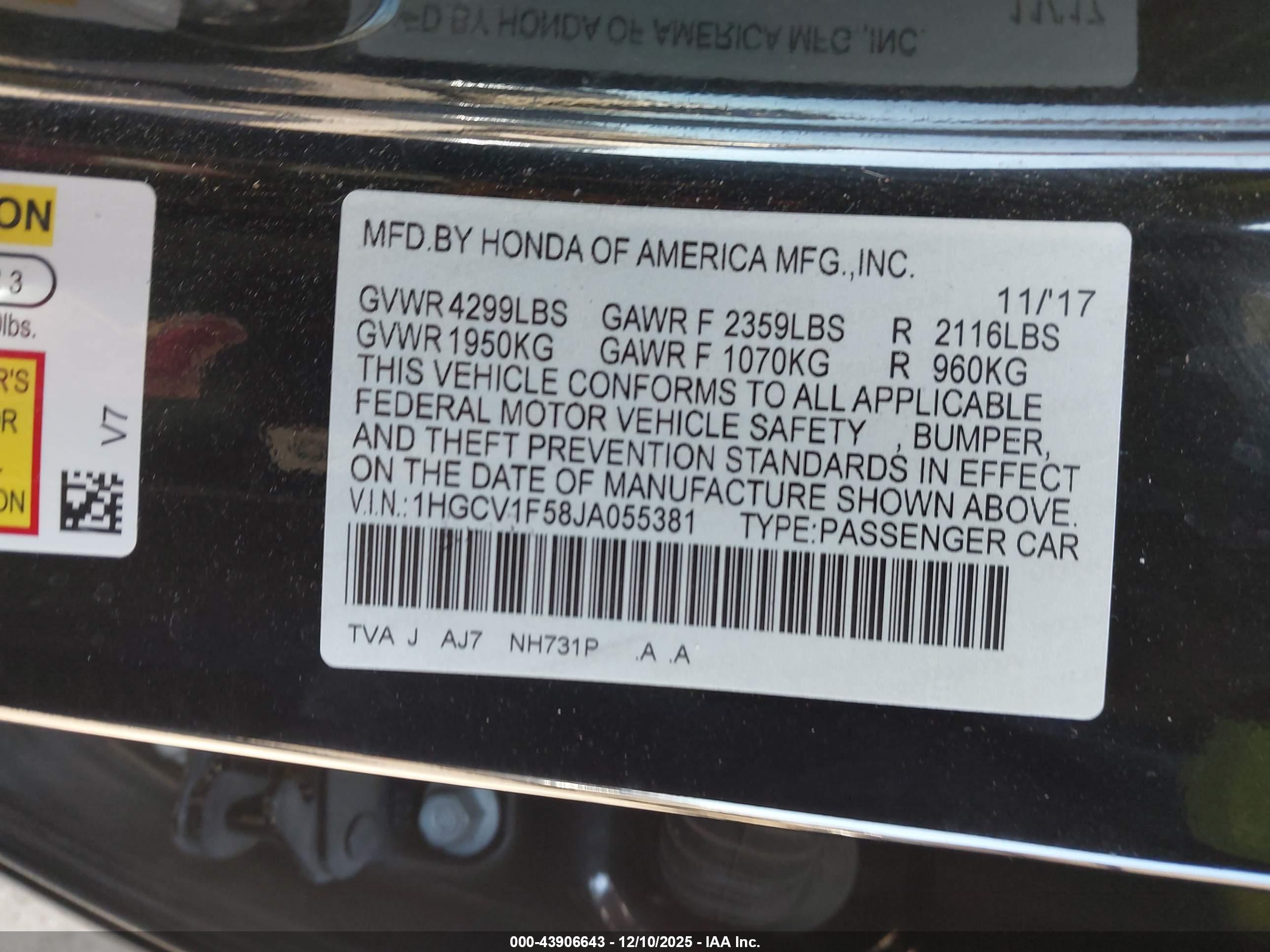 HONDA ACCORD image 9