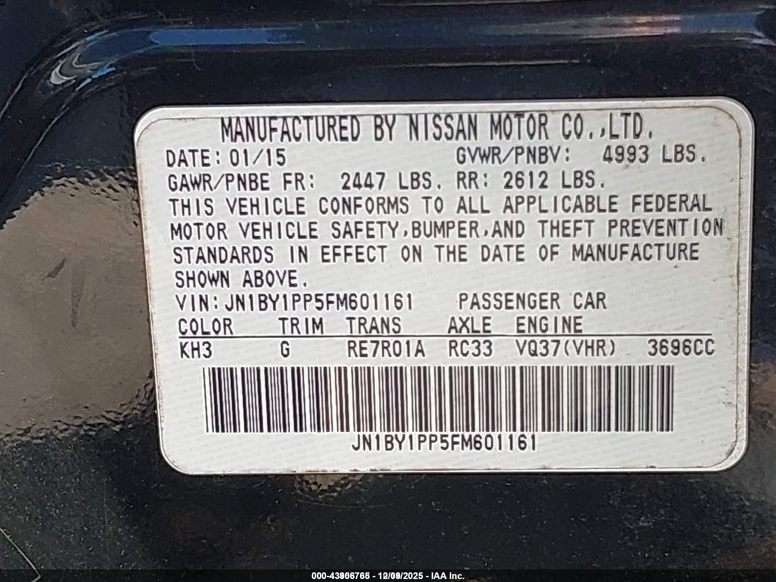 INFINITI Q70L image 9