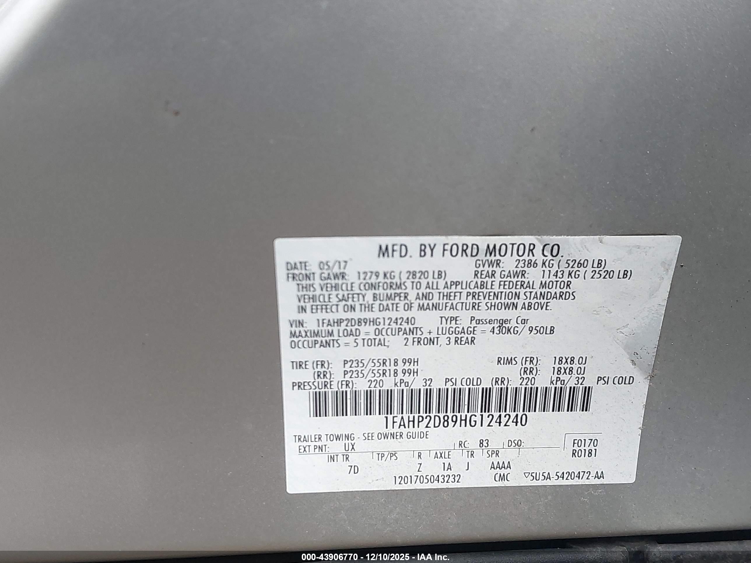 FORD TAURUS image 9