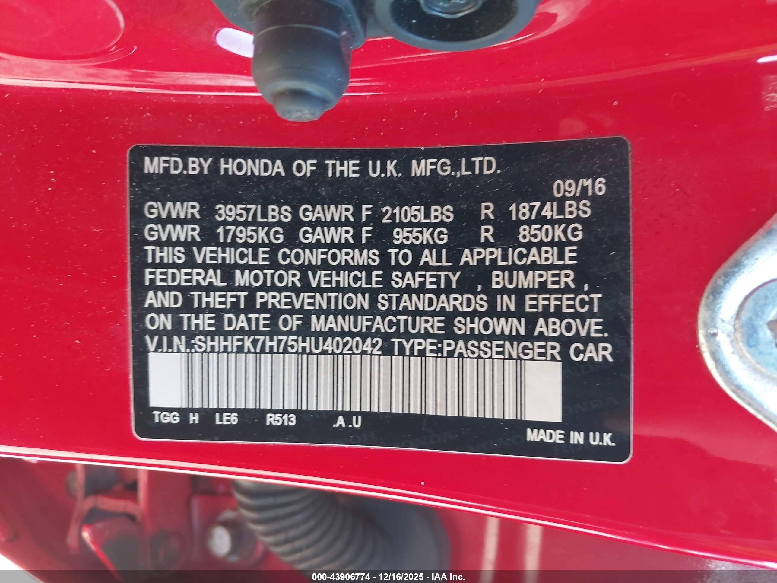 HONDA CIVIC image 9