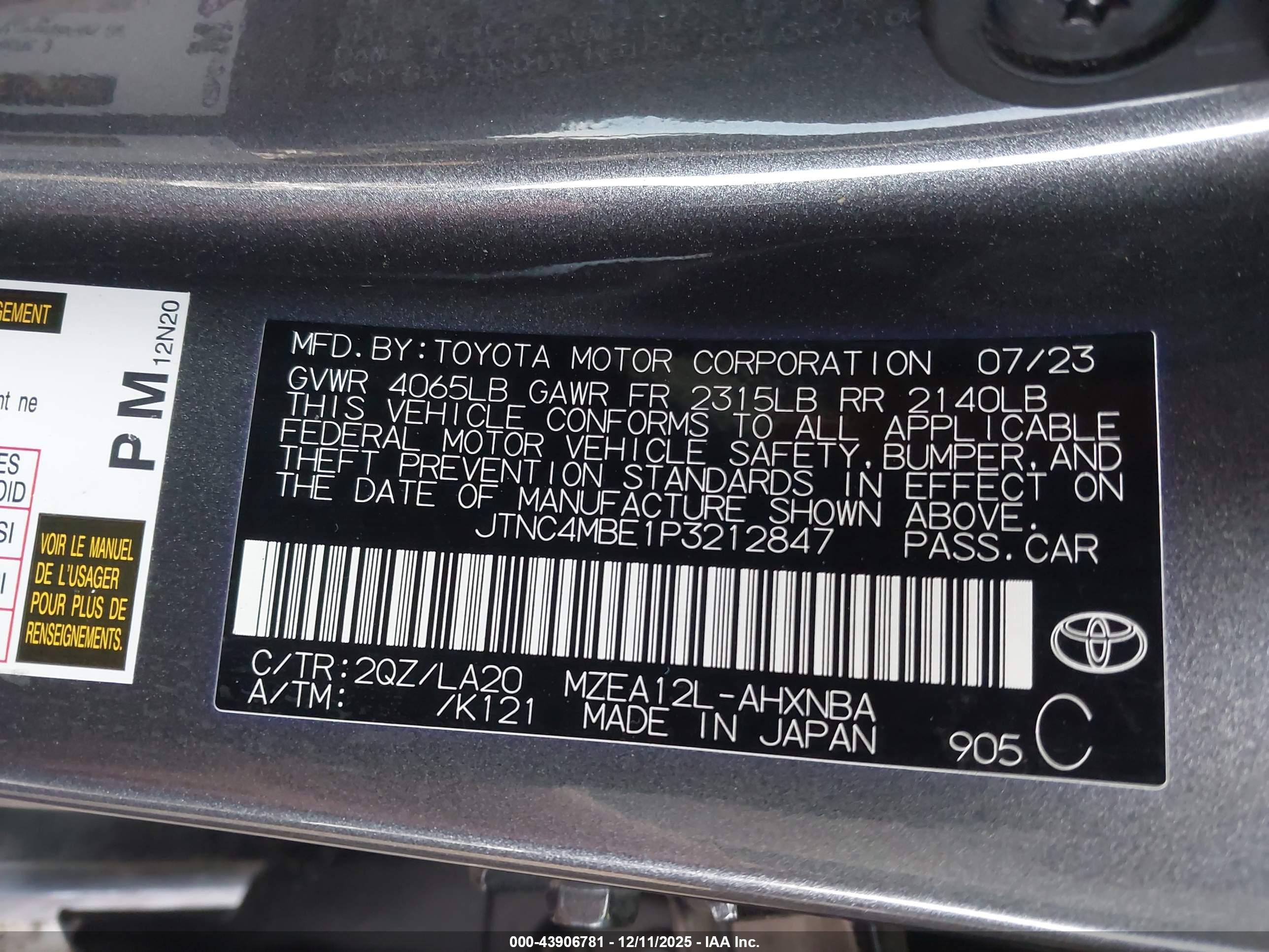 TOYOTA COROLLA image 9