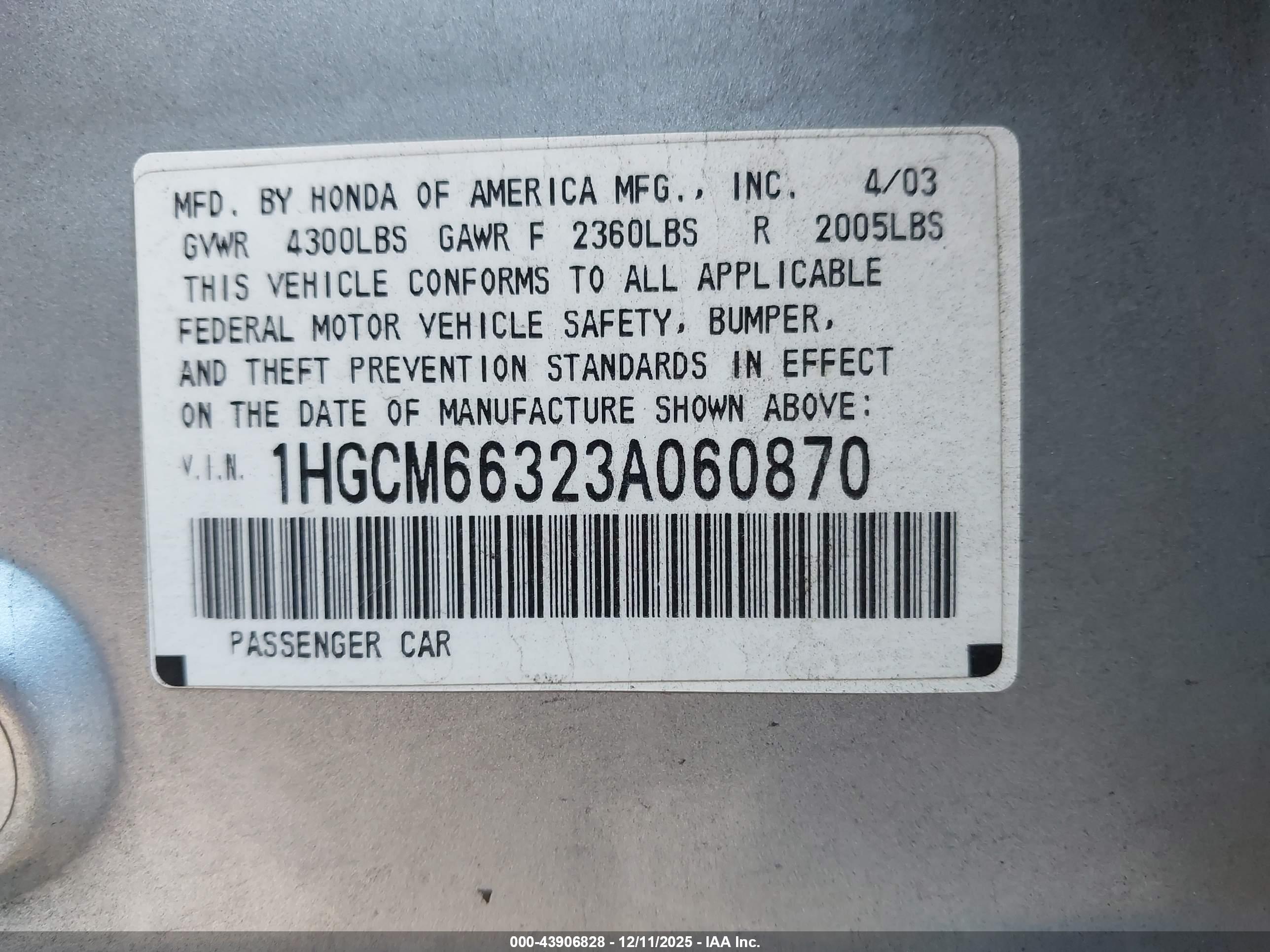 HONDA ACCORD image 9