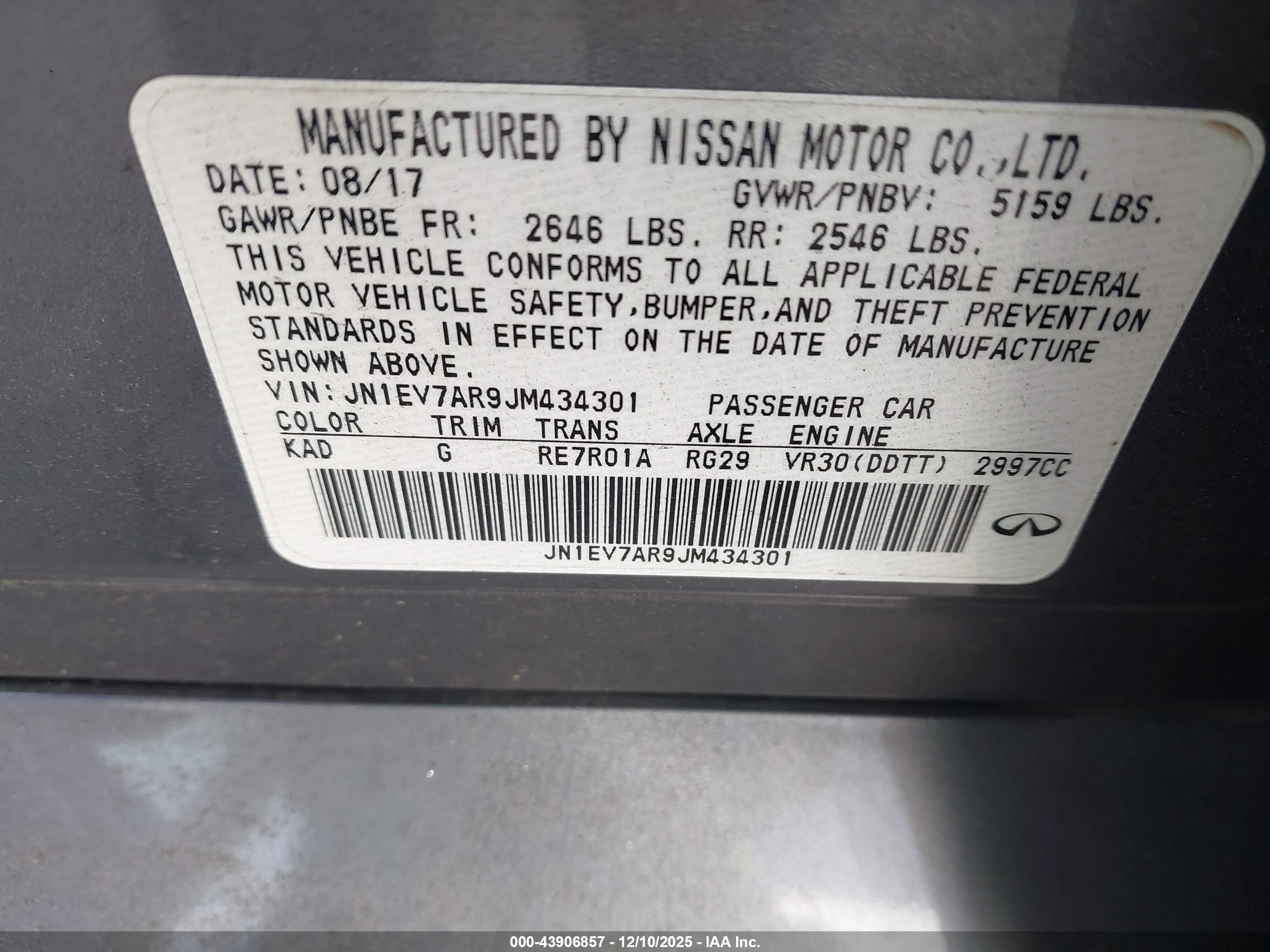 INFINITI Q50 image 9