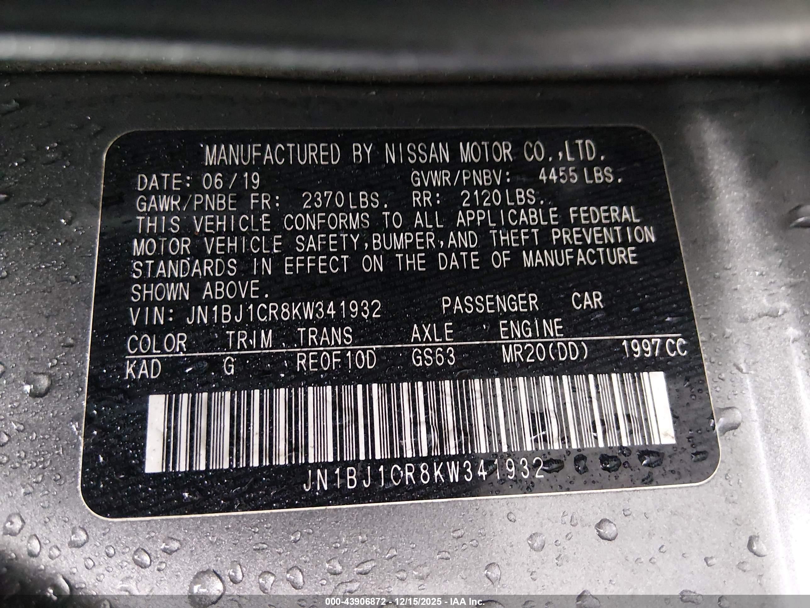 NISSAN ROGUE image 9