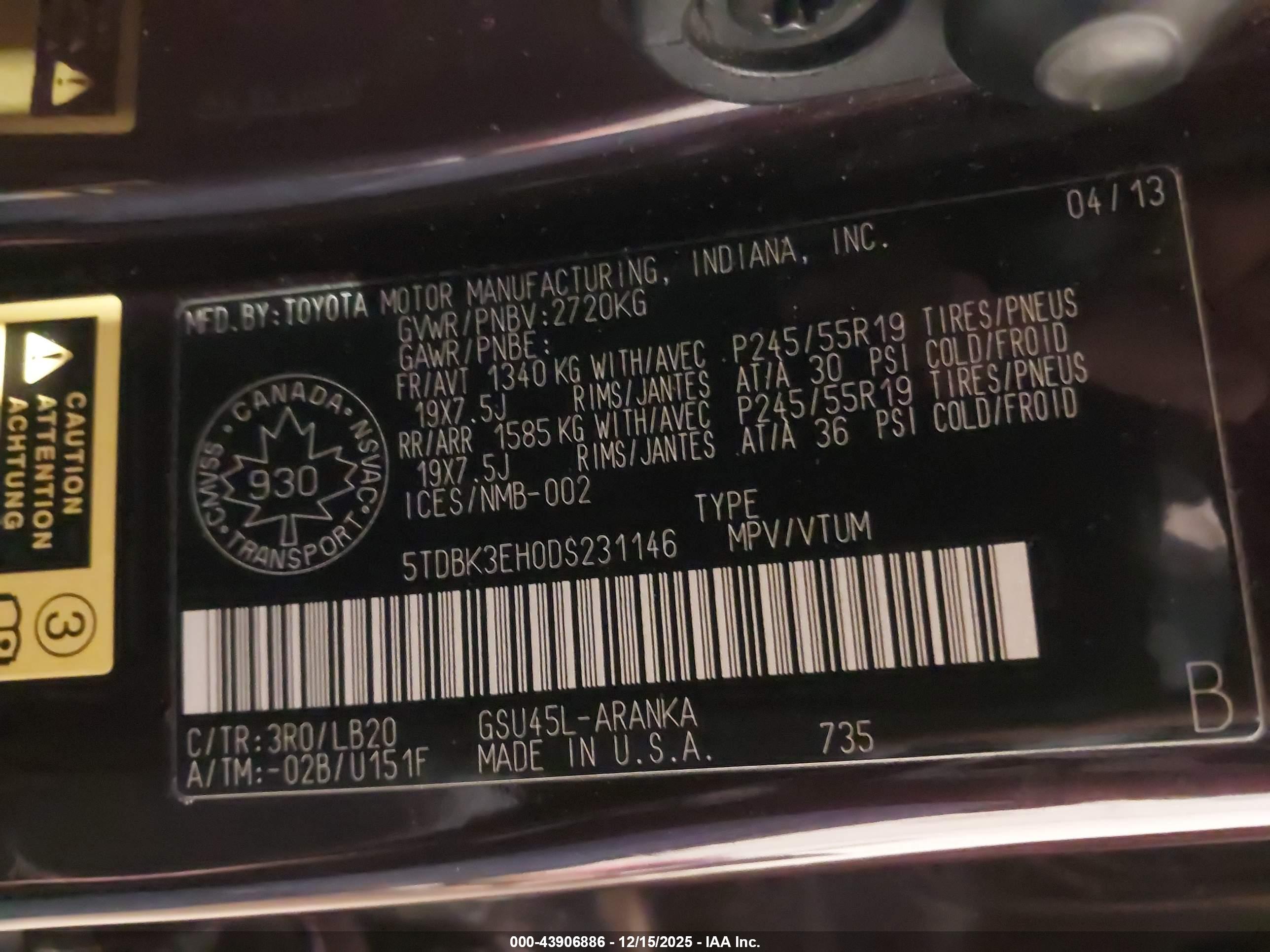 TOYOTA HIGHLANDER image 9