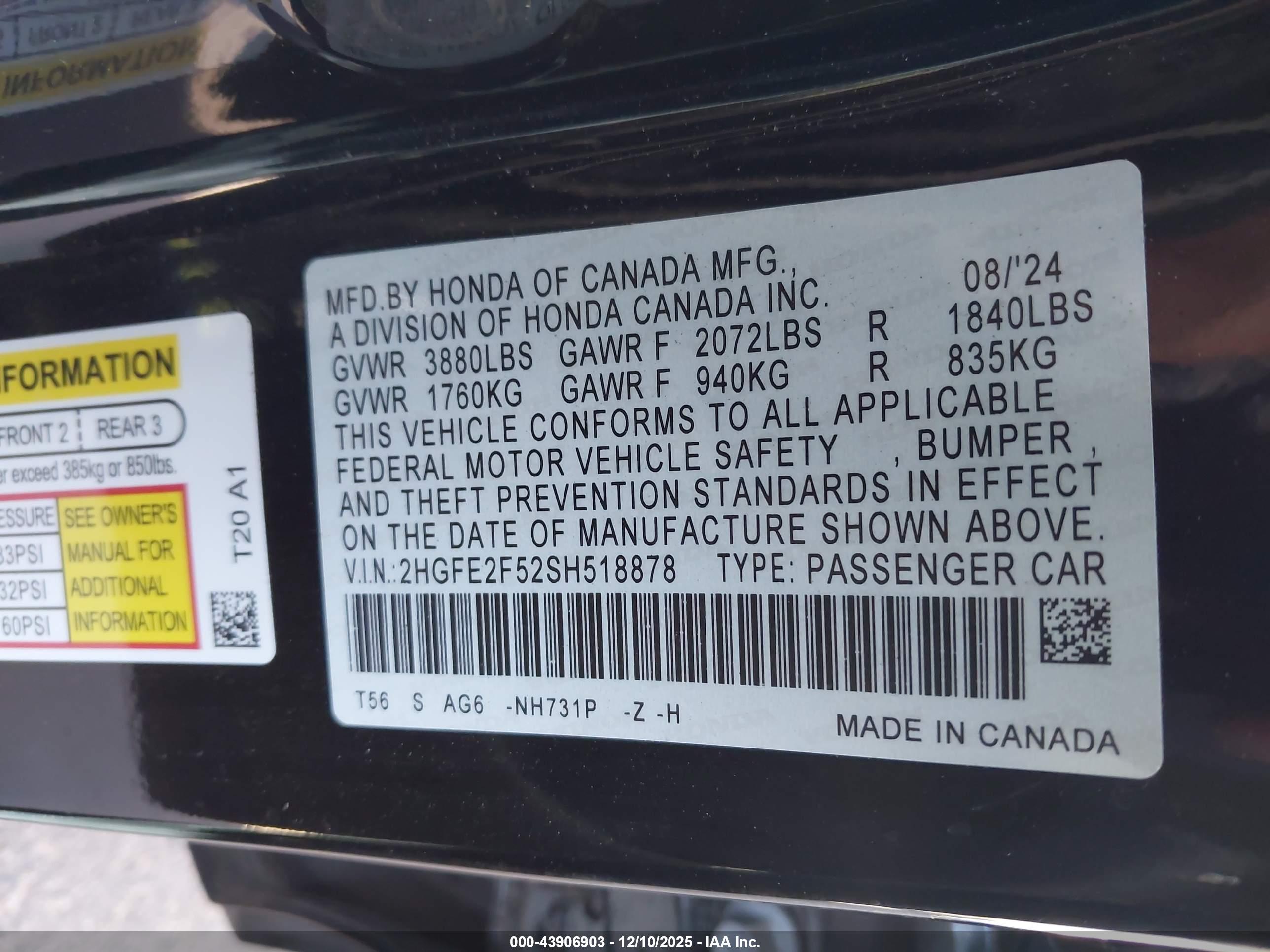 HONDA CIVIC image 9