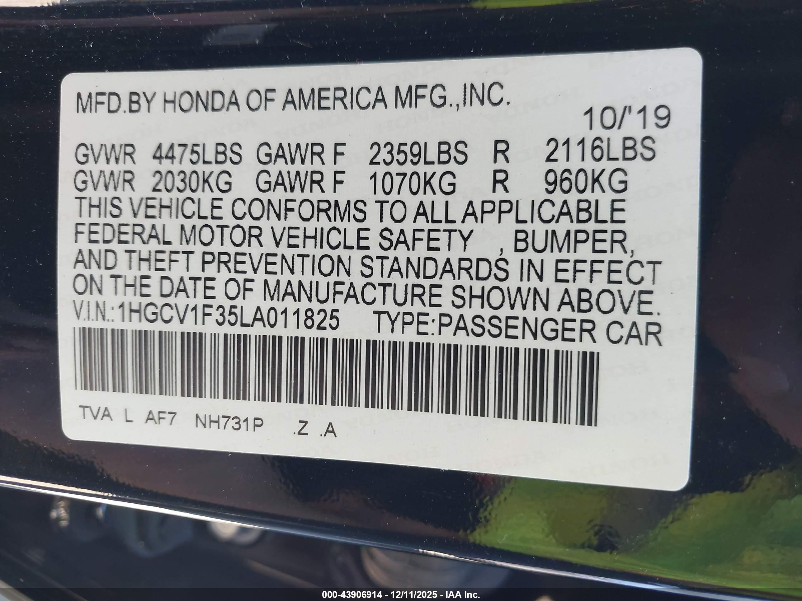 HONDA ACCORD image 9