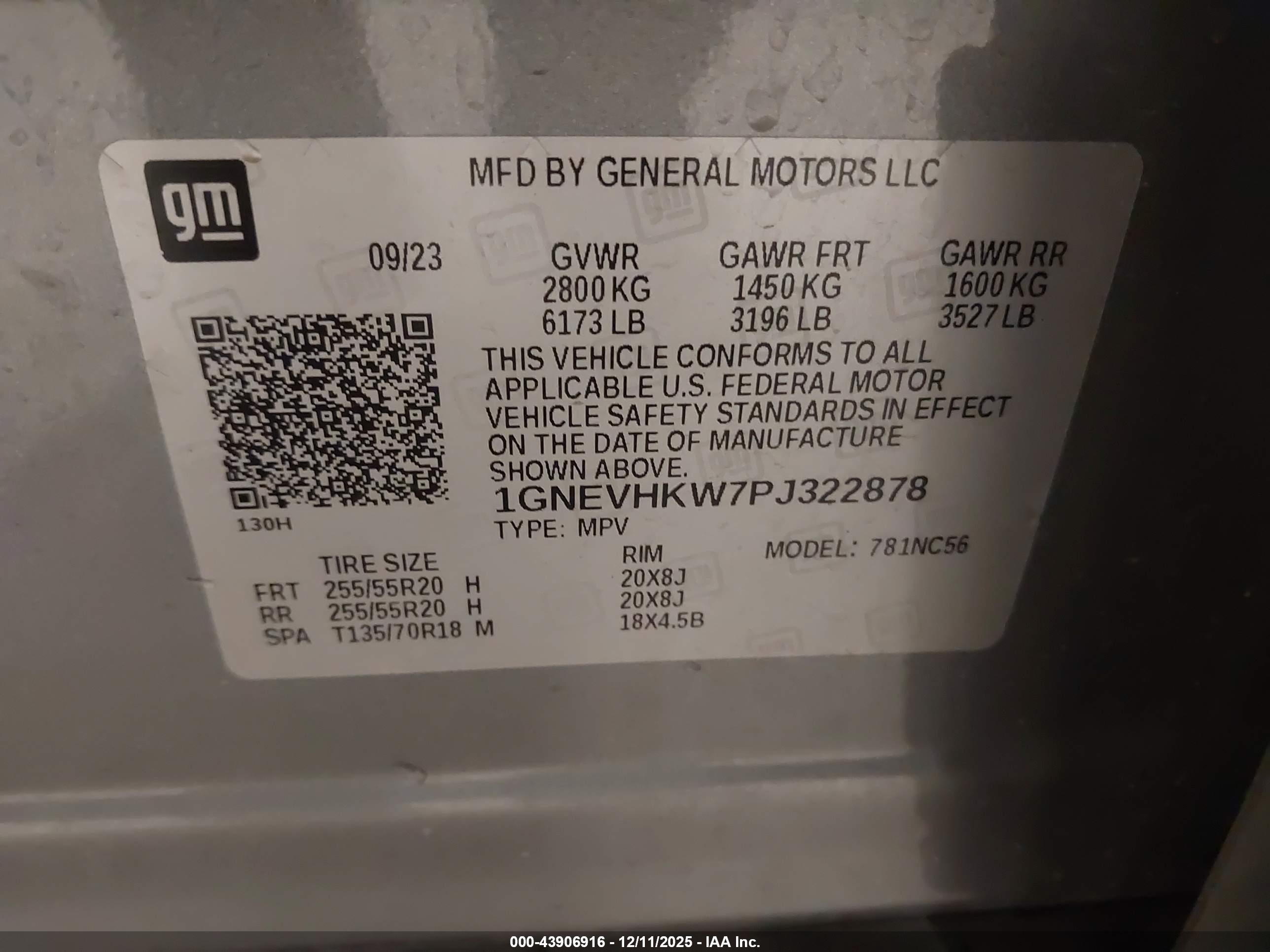 CHEVROLET TRAVERSE image 9