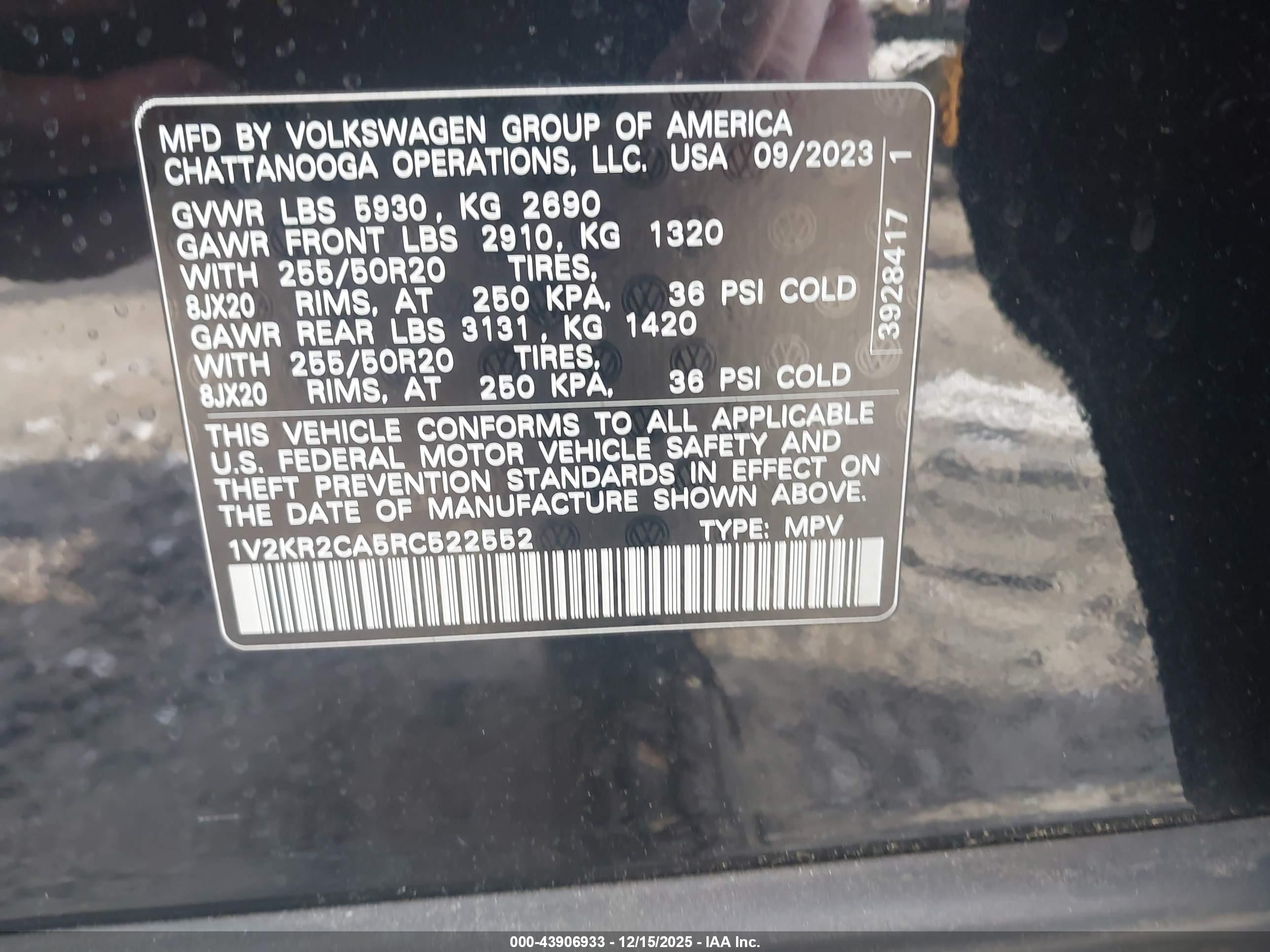 VOLKSWAGEN ATLAS image 9
