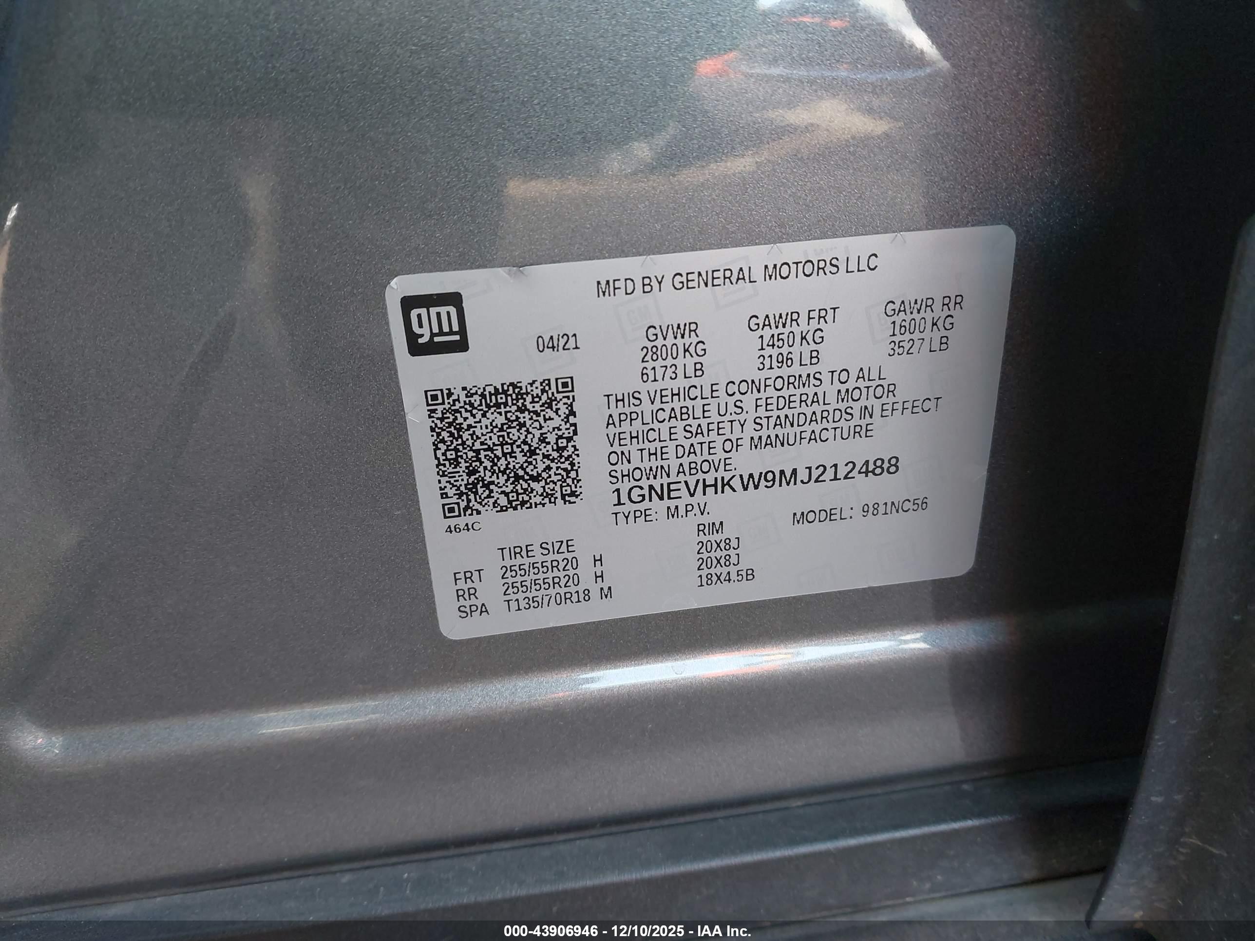 CHEVROLET TRAVERSE image 9