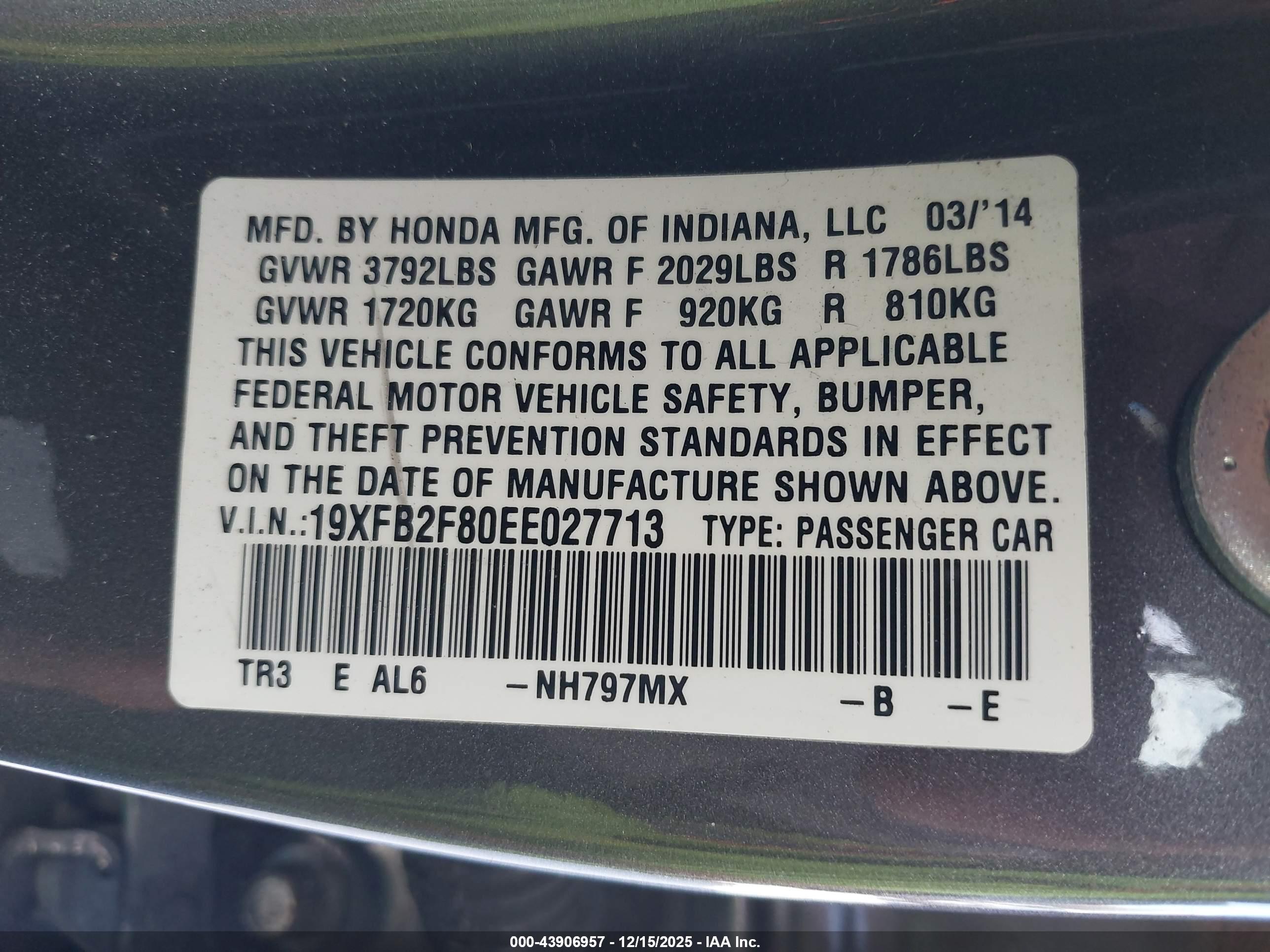 HONDA CIVIC image 9