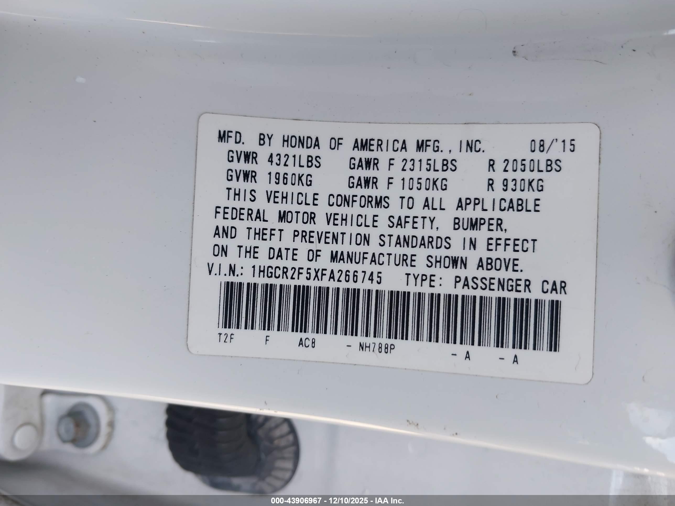 HONDA ACCORD image 9