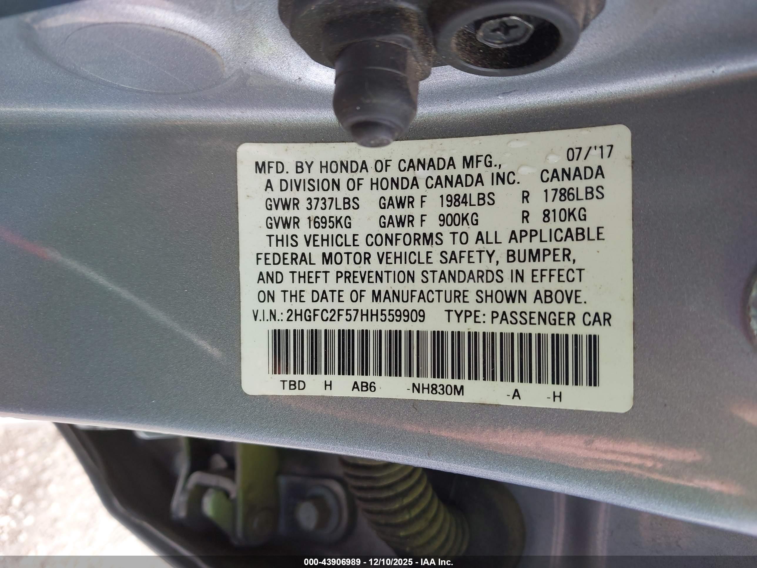 HONDA CIVIC image 9