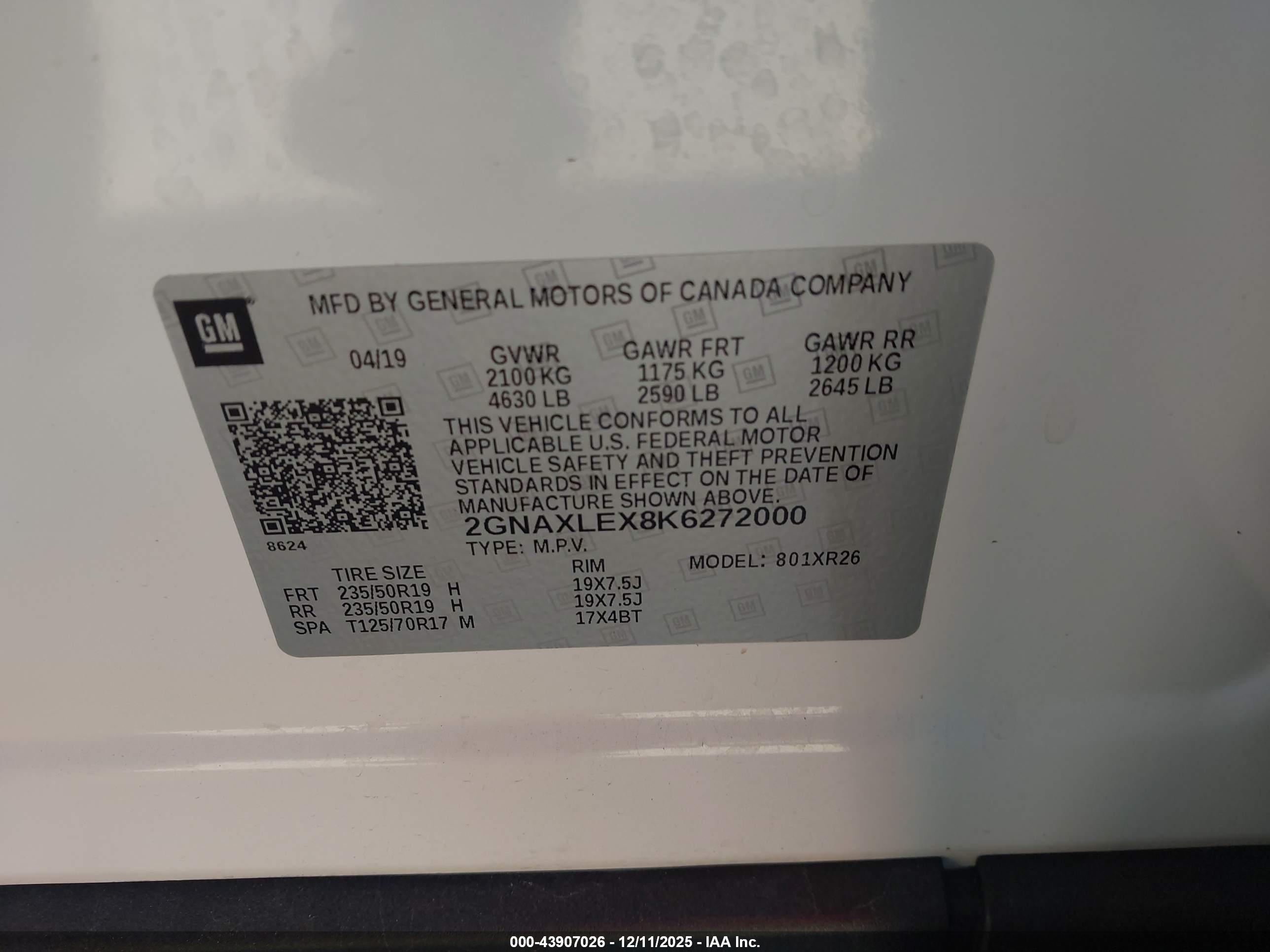 CHEVROLET EQUINOX image 9