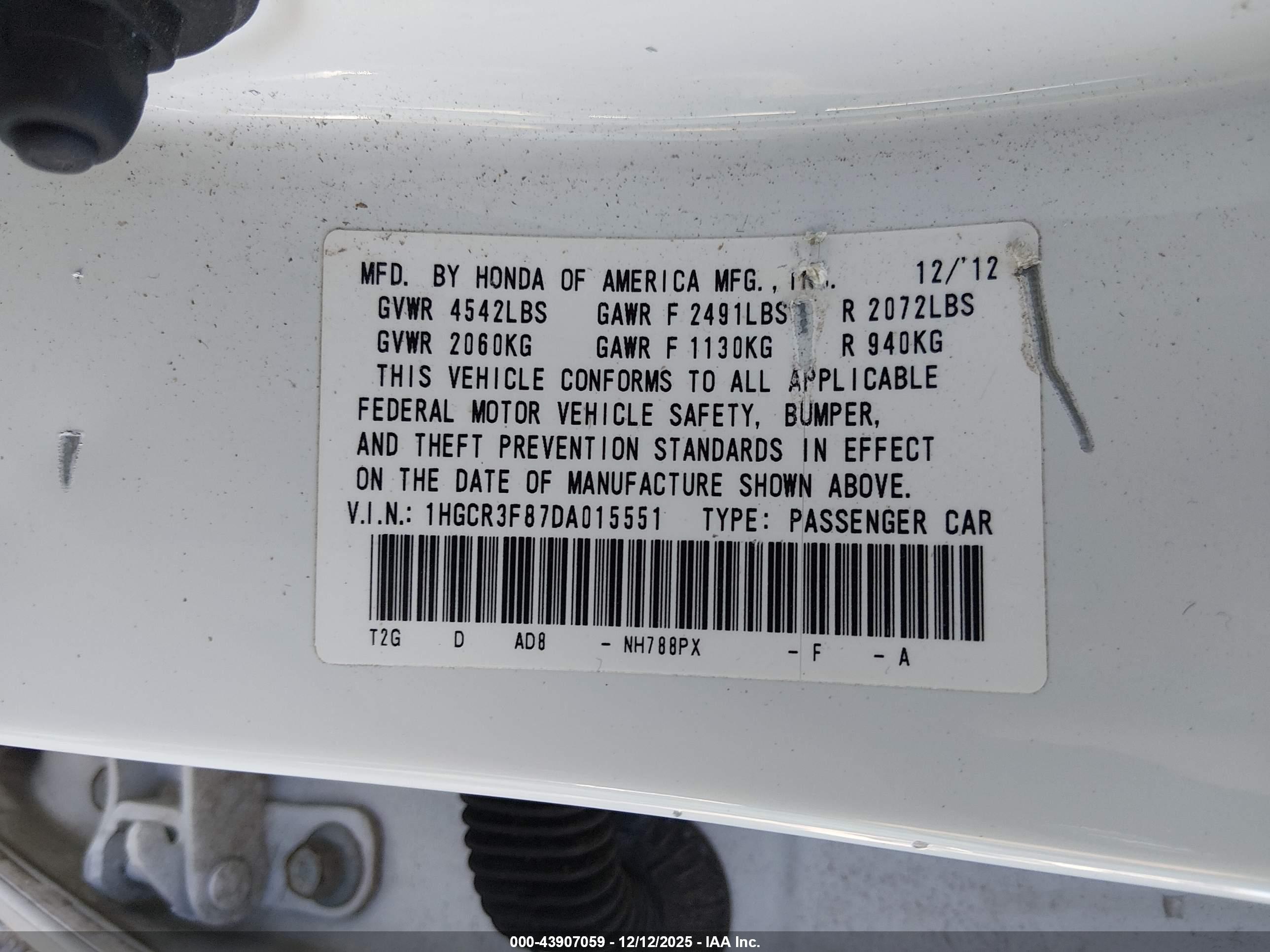 HONDA ACCORD image 9