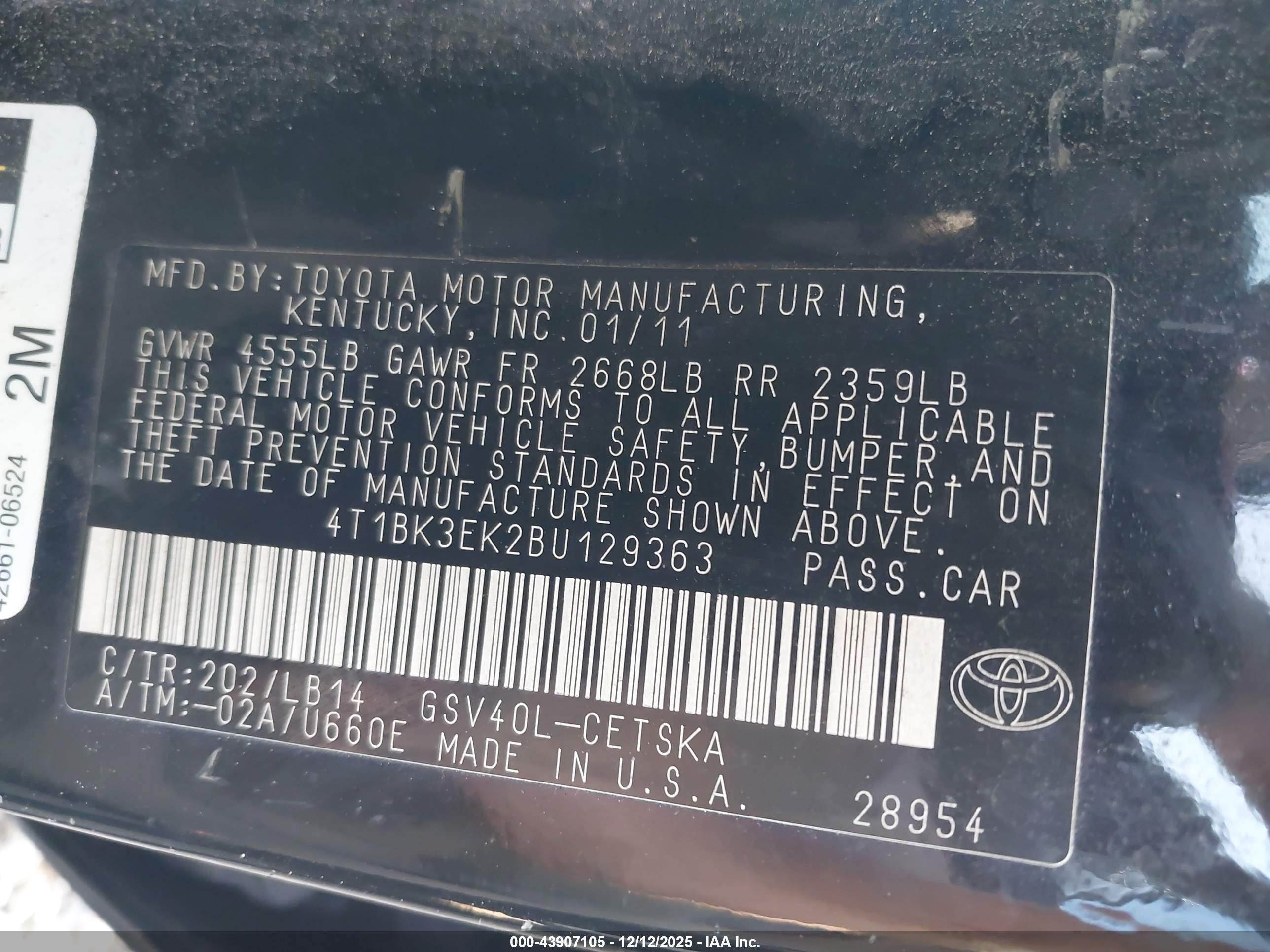 TOYOTA CAMRY image 9