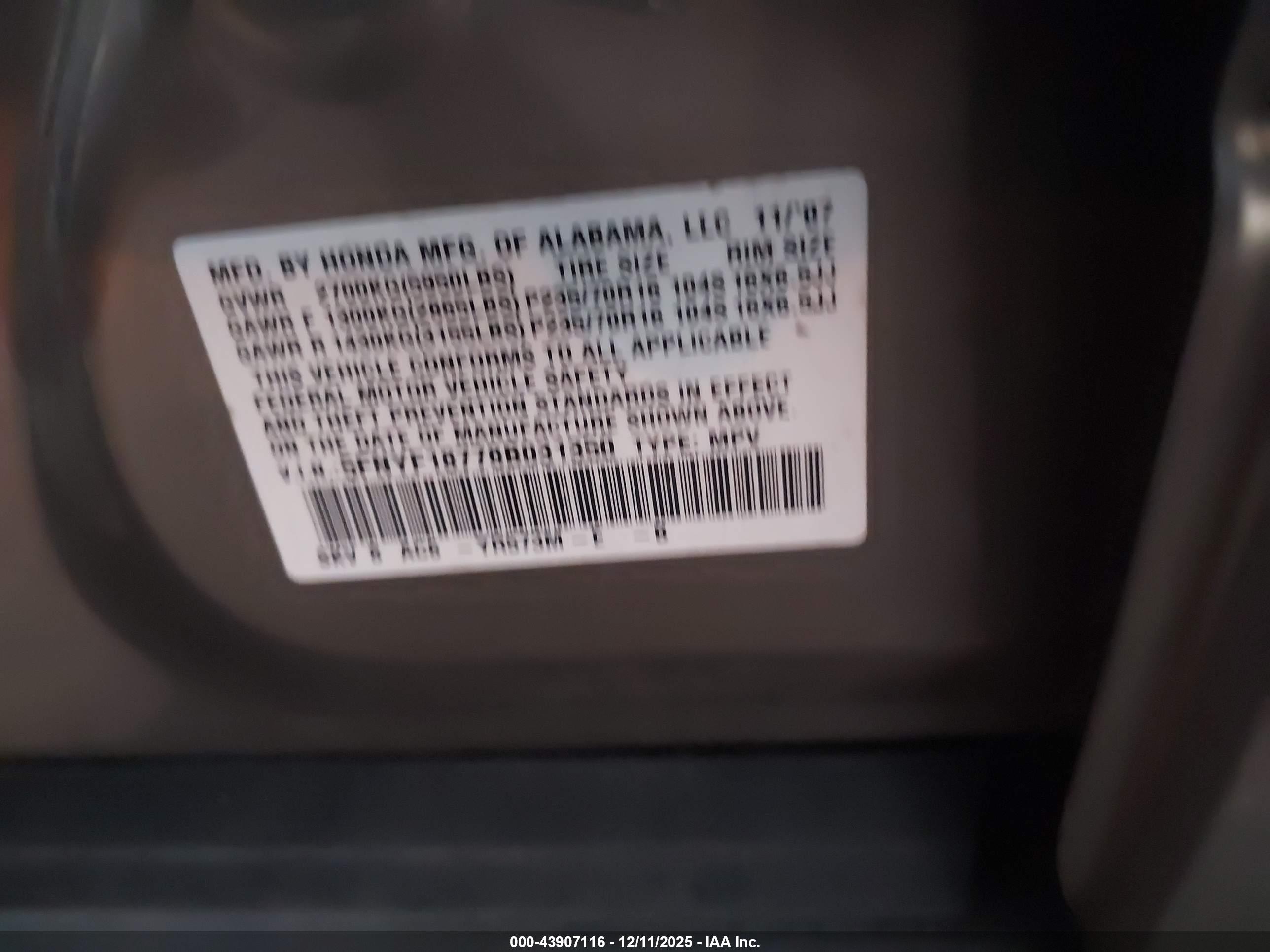 HONDA PILOT image 9