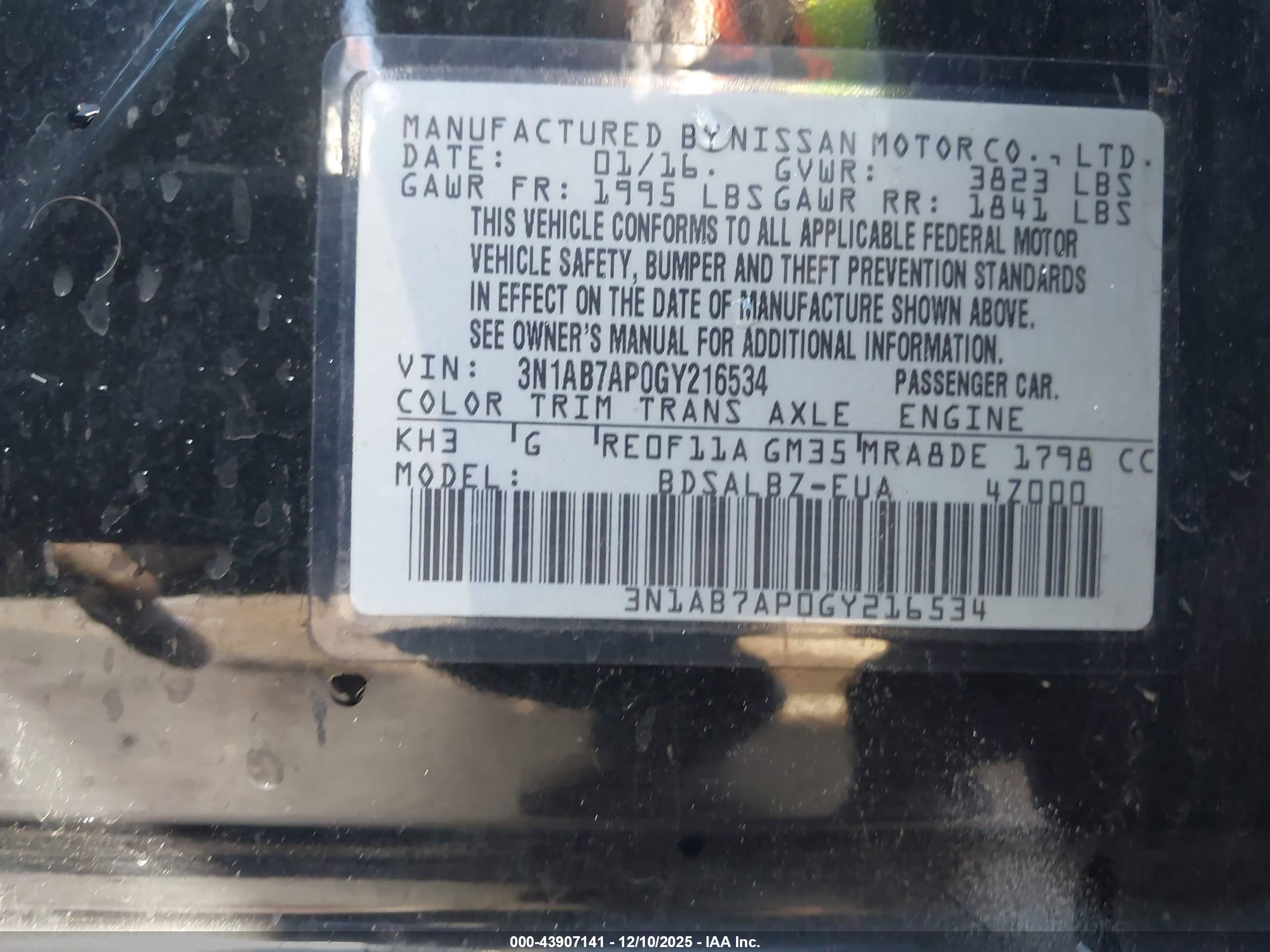 NISSAN SENTRA image 9
