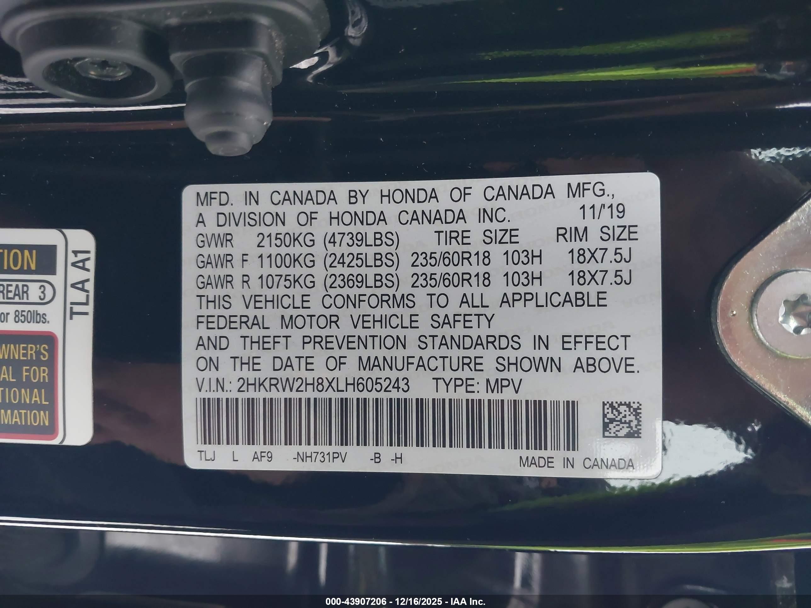 HONDA CR-V image 9