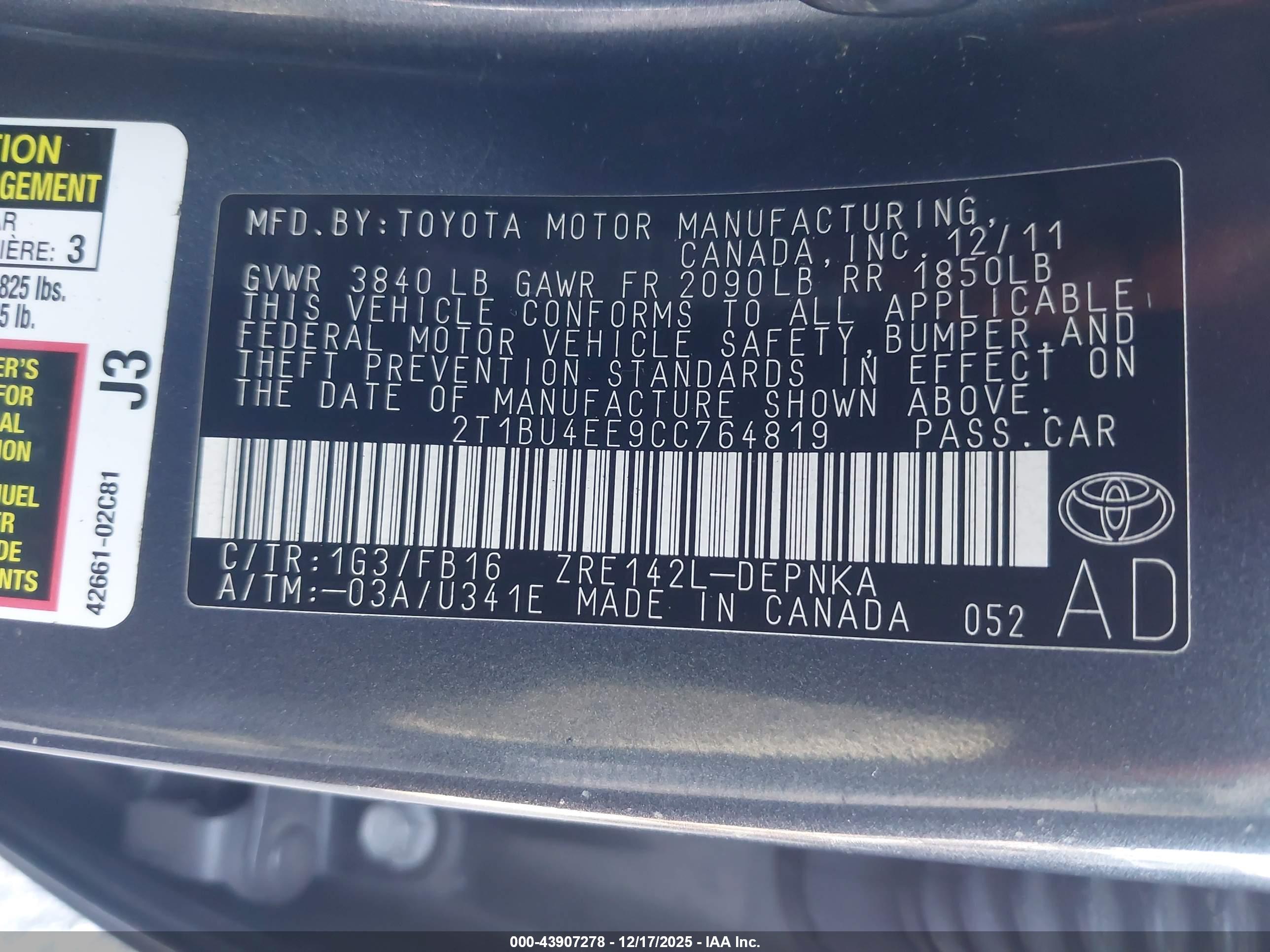 TOYOTA COROLLA image 9
