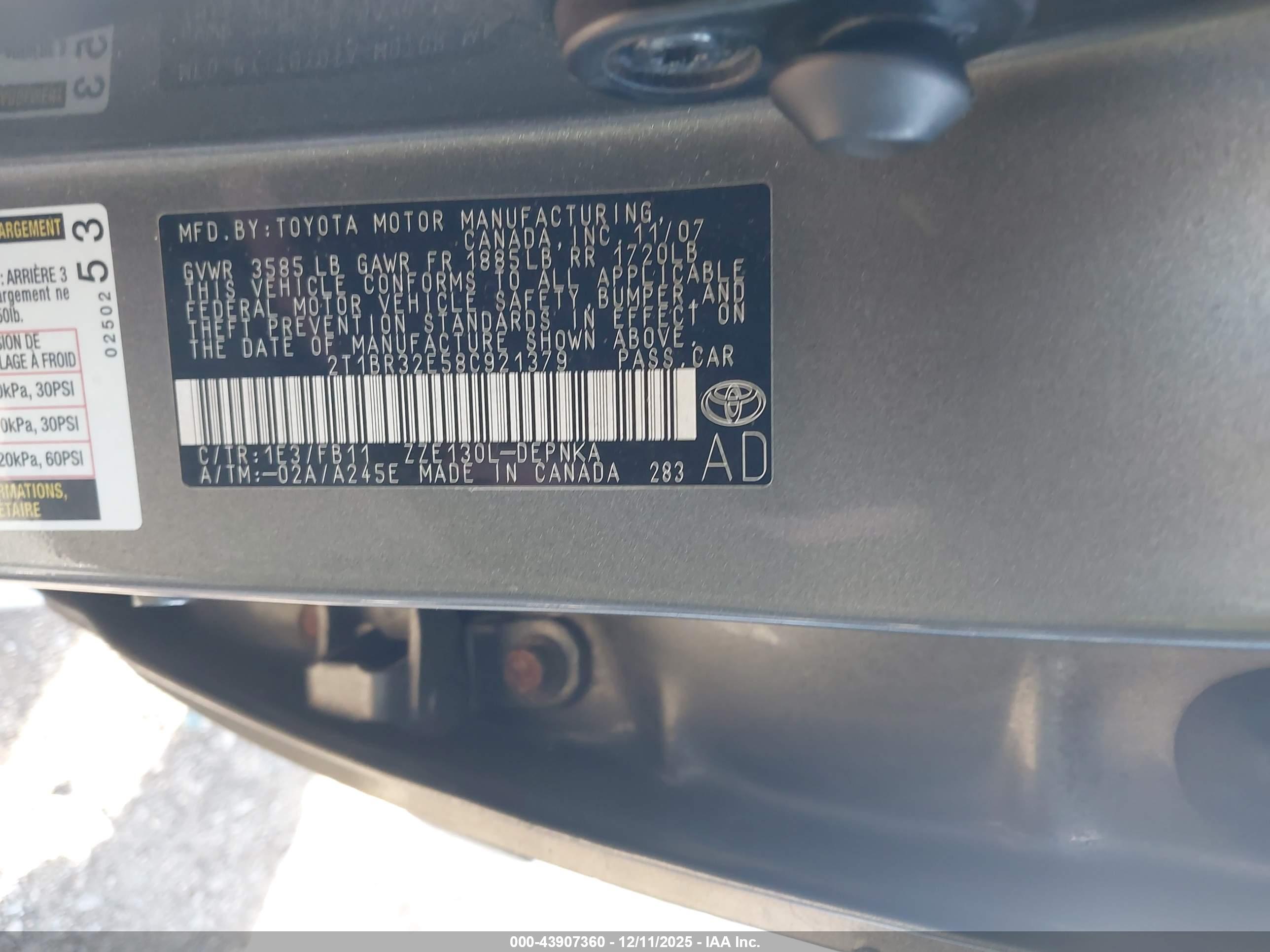 TOYOTA COROLLA image 9