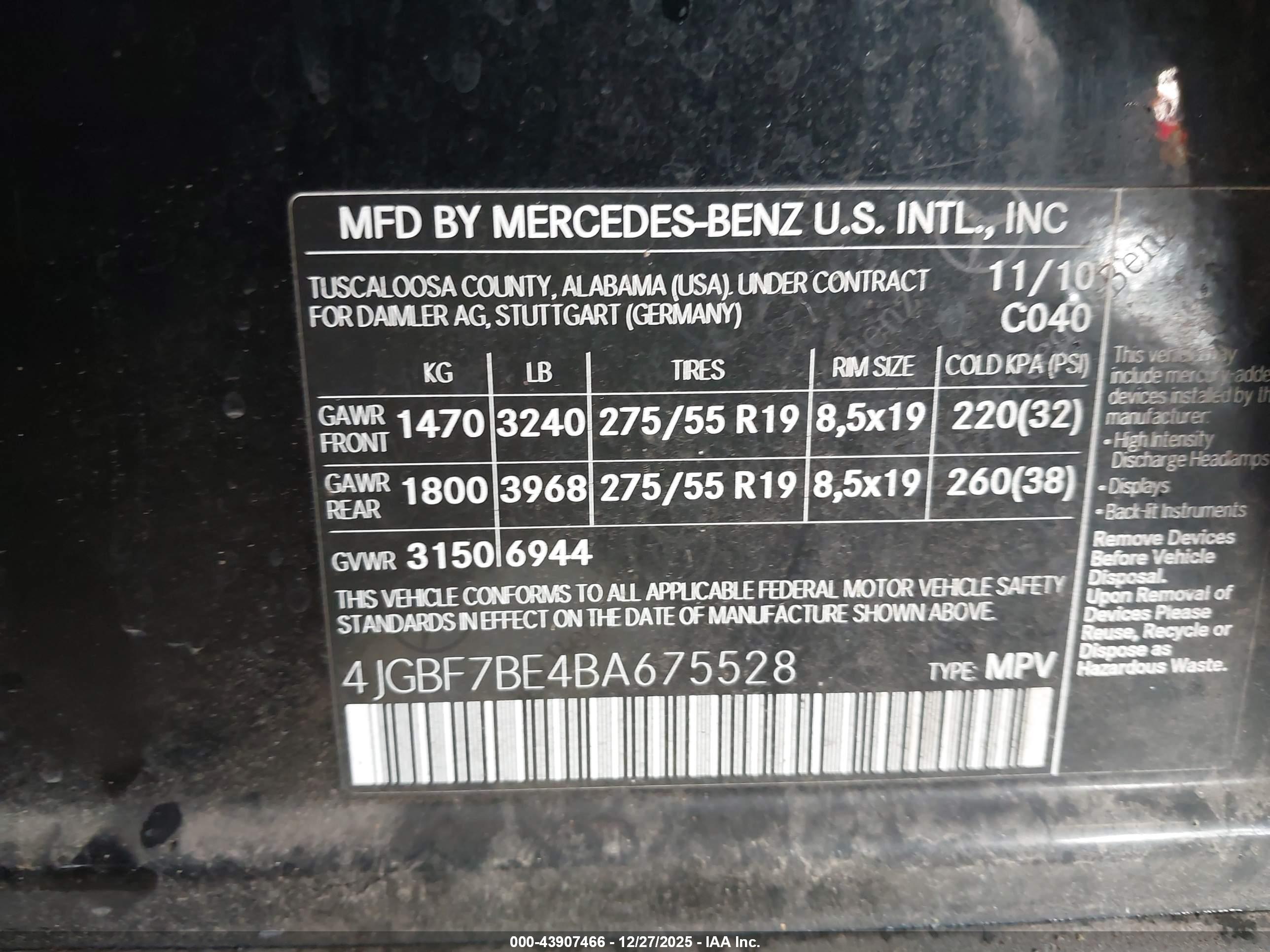 MERCEDES-BENZ GL image 9