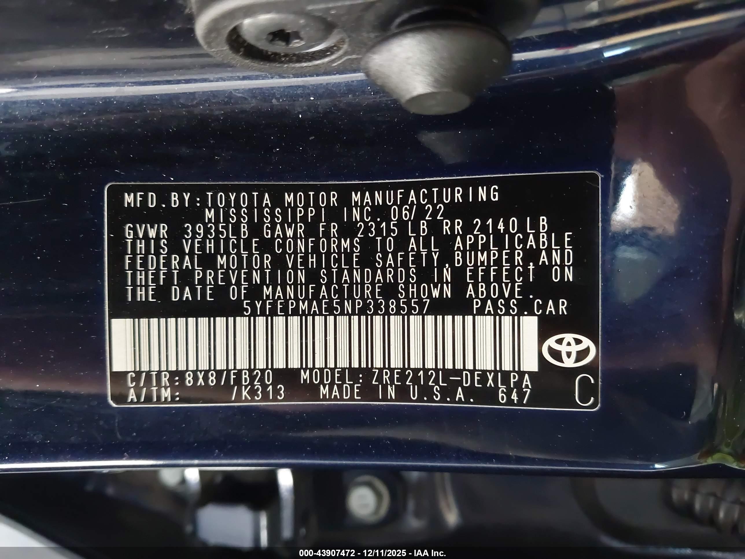 TOYOTA COROLLA image 9