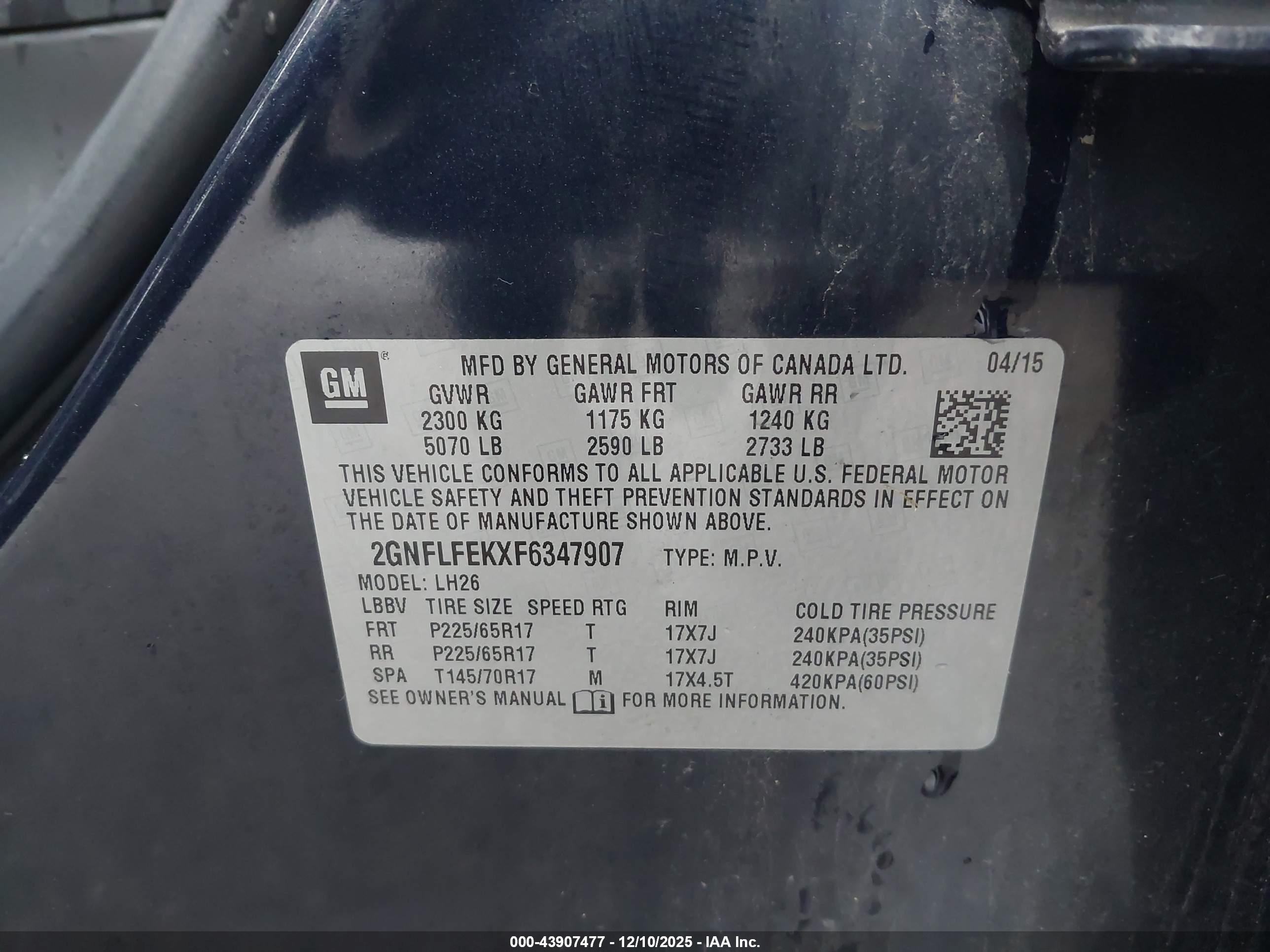 CHEVROLET EQUINOX image 9