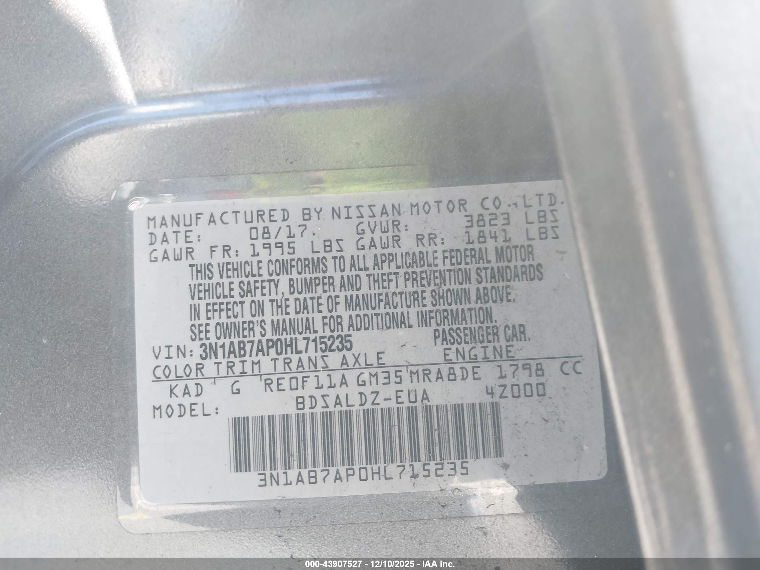 NISSAN SENTRA image 9