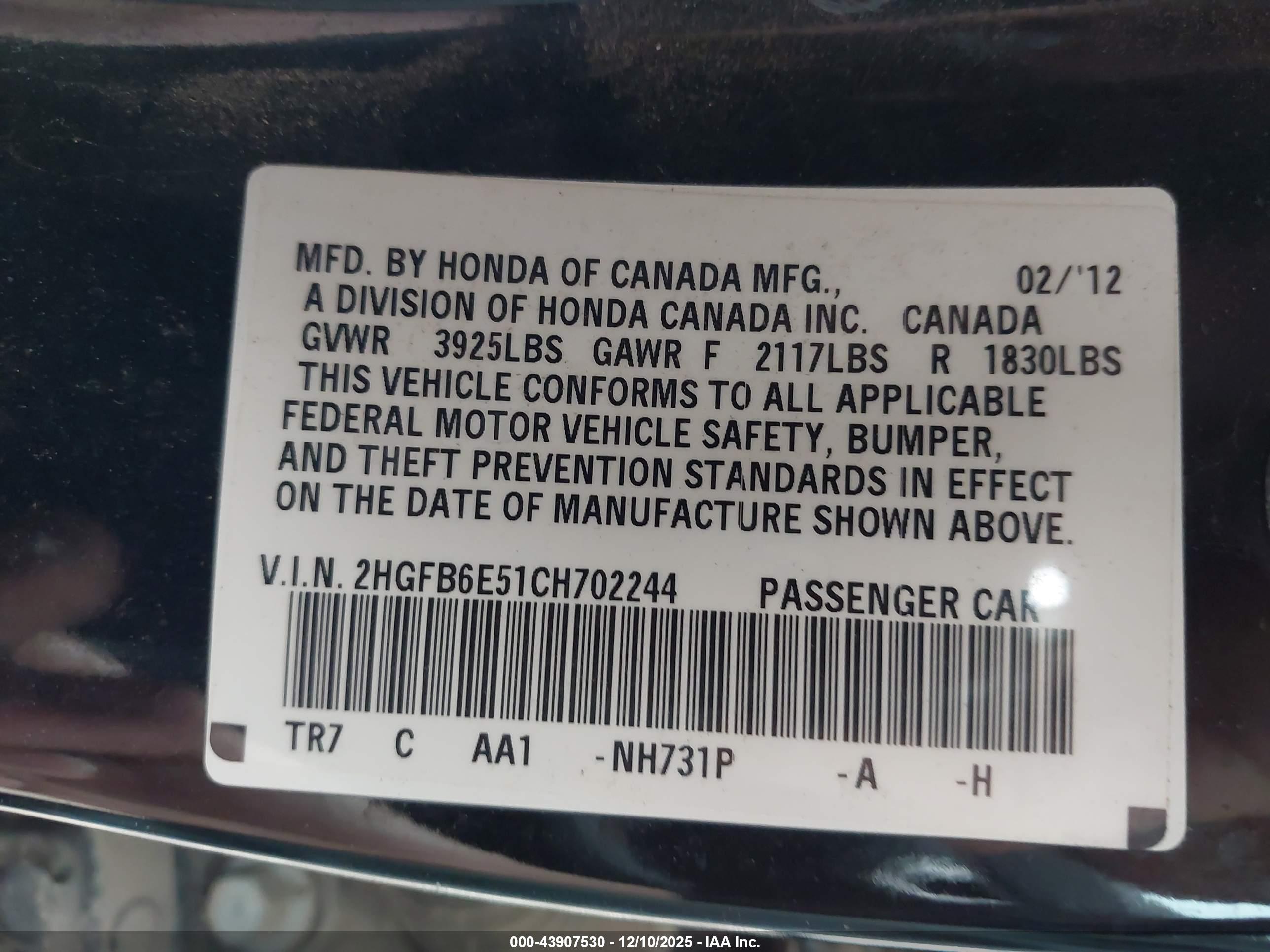 HONDA CIVIC image 9
