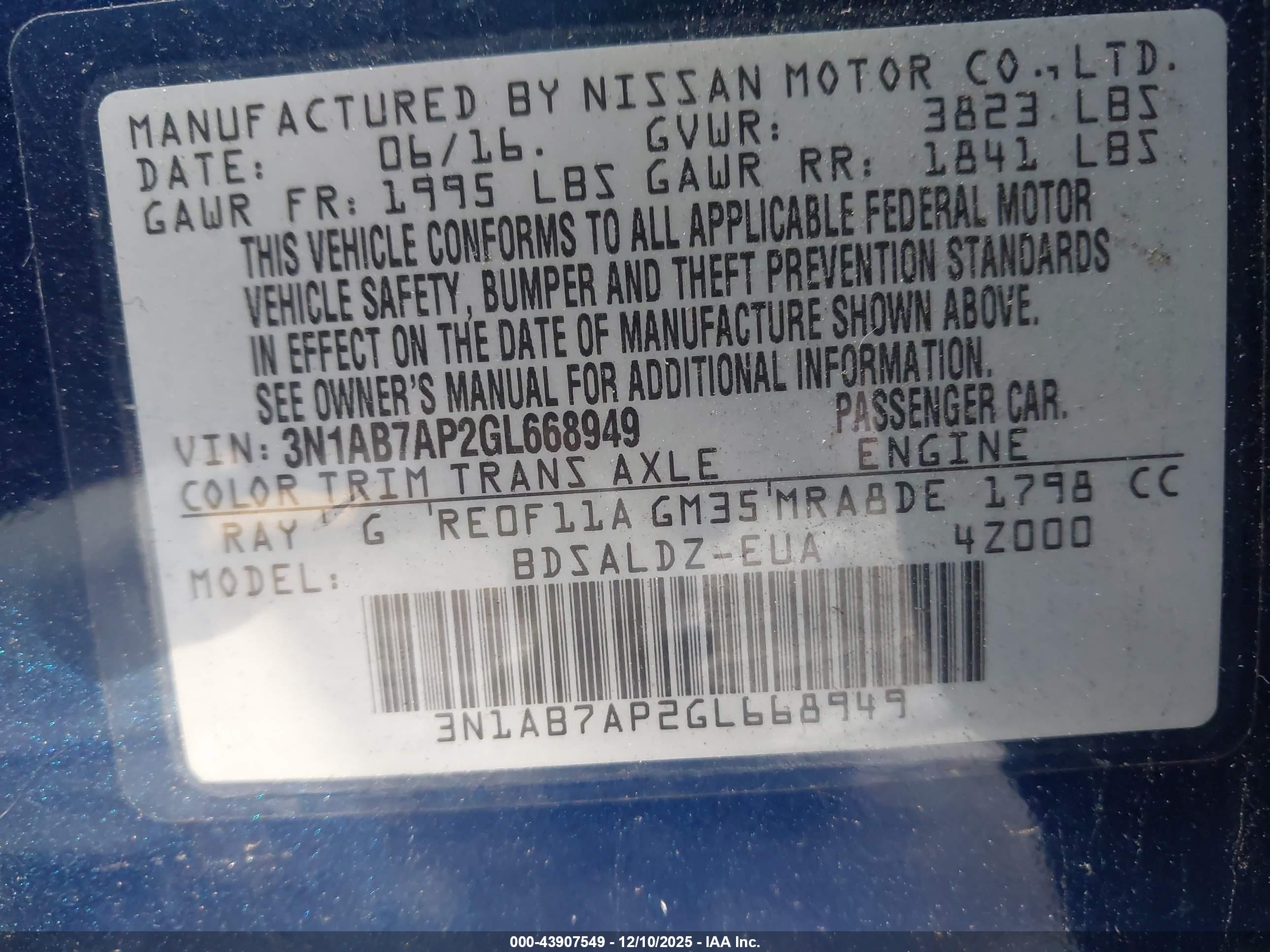 NISSAN SENTRA image 9