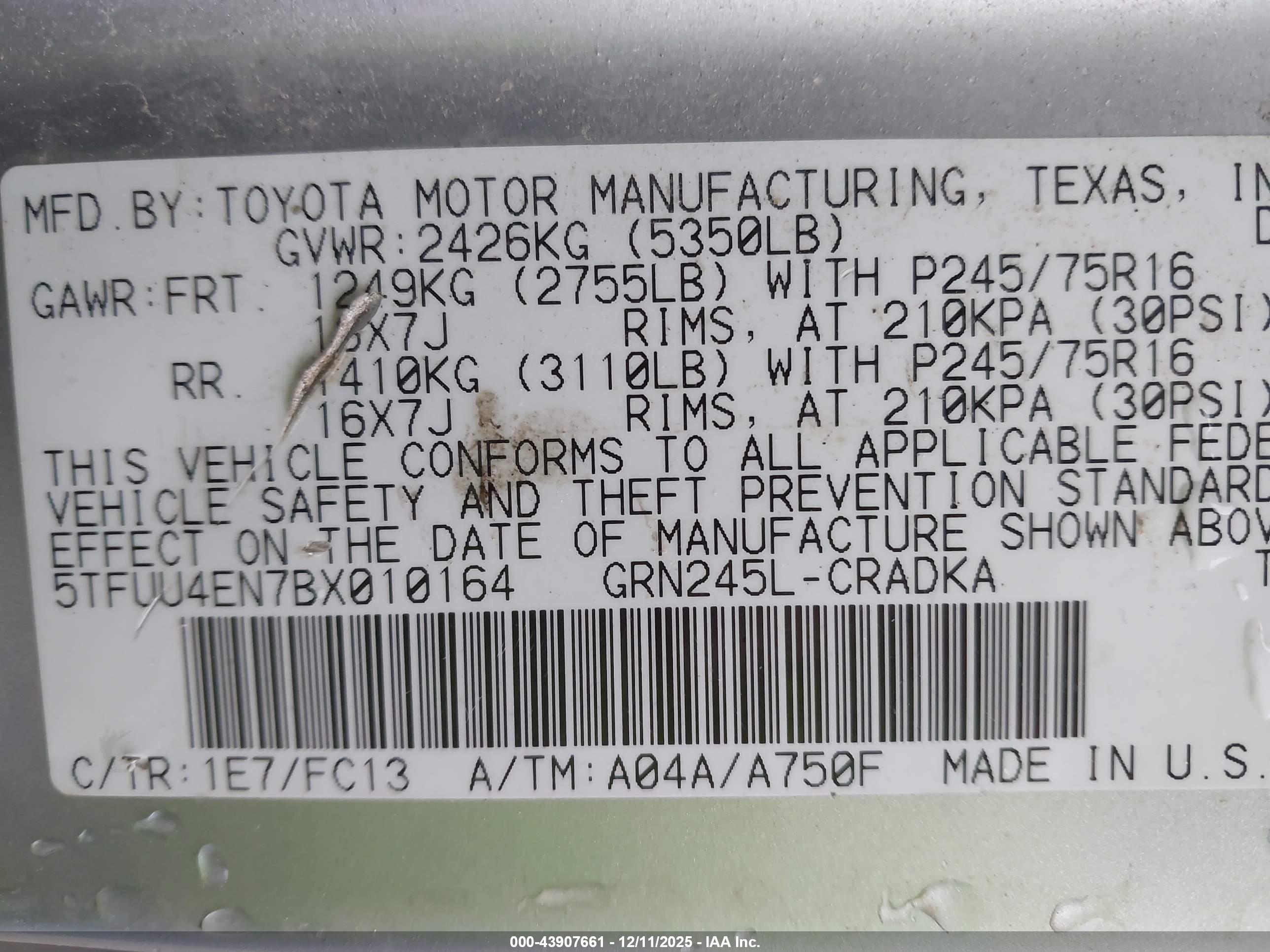 TOYOTA TACOMA image 9