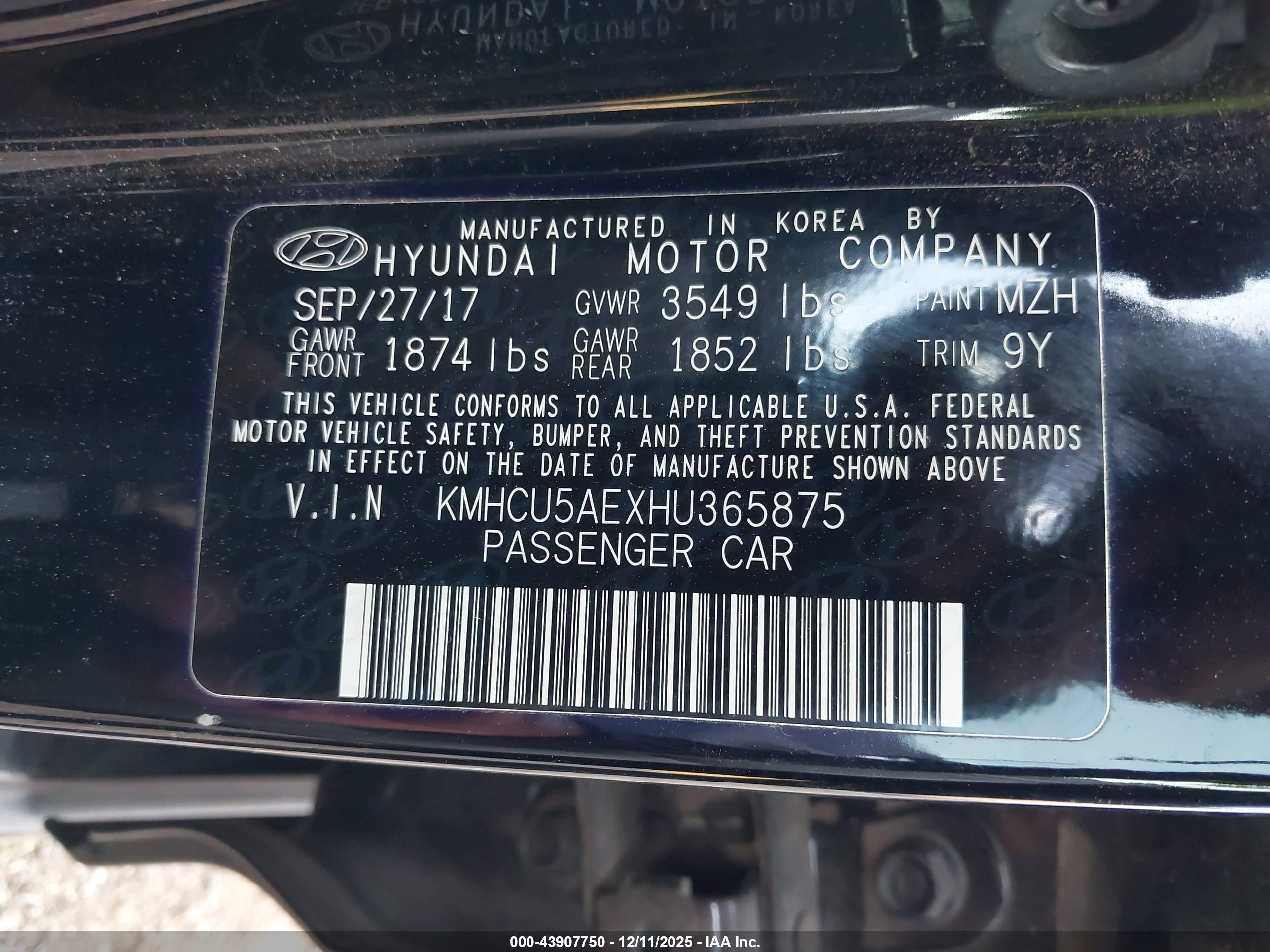 HYUNDAI ACCENT image 9