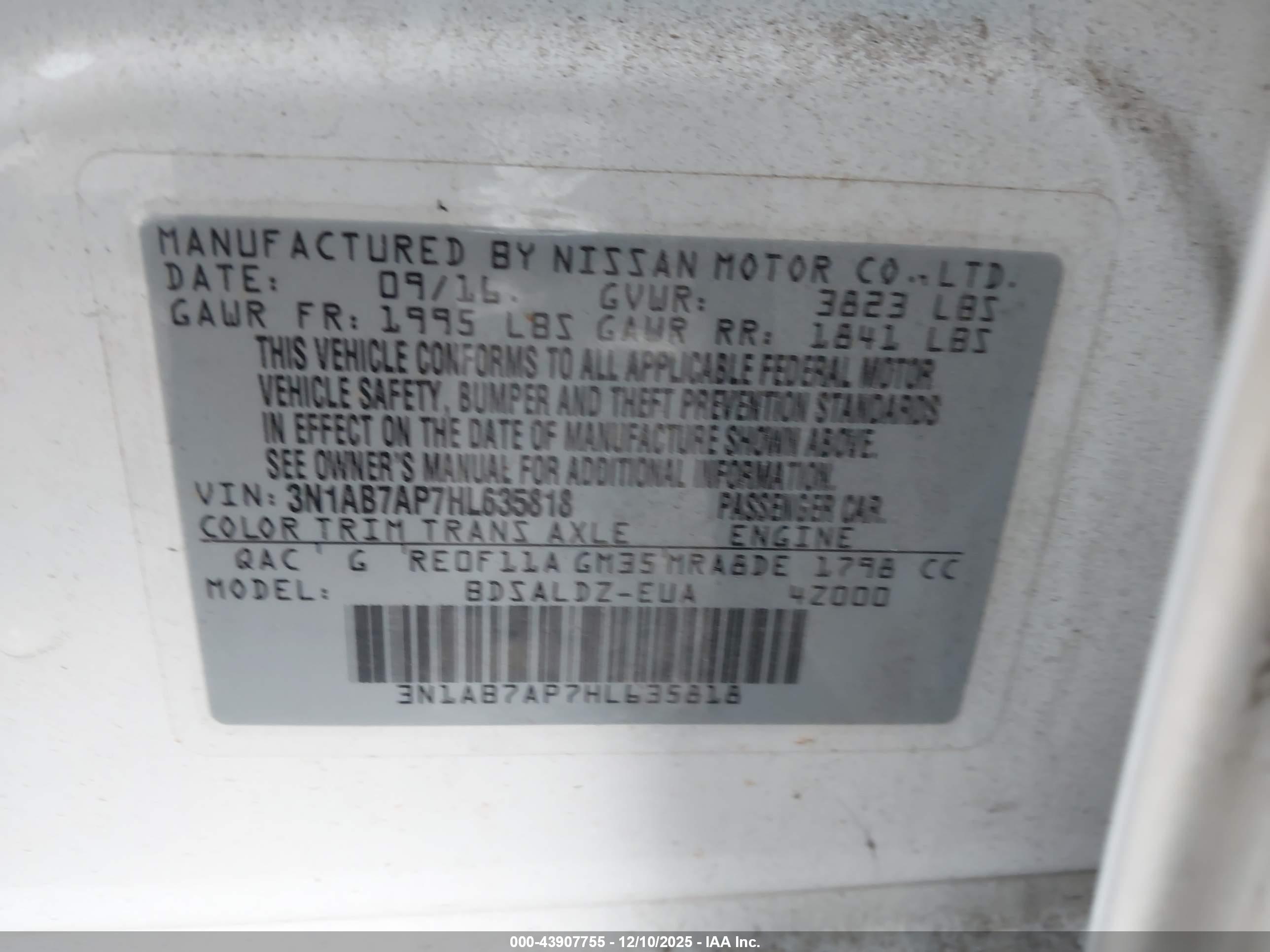 NISSAN SENTRA image 9