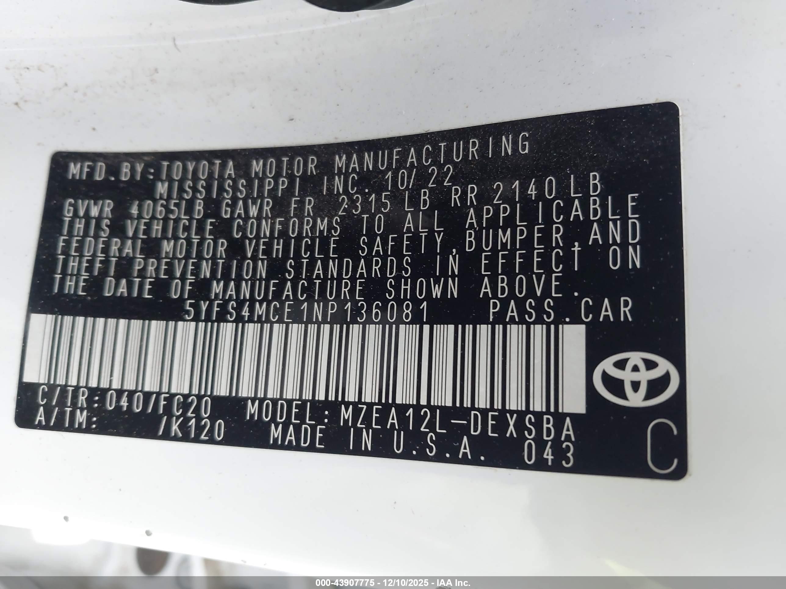 TOYOTA COROLLA image 9