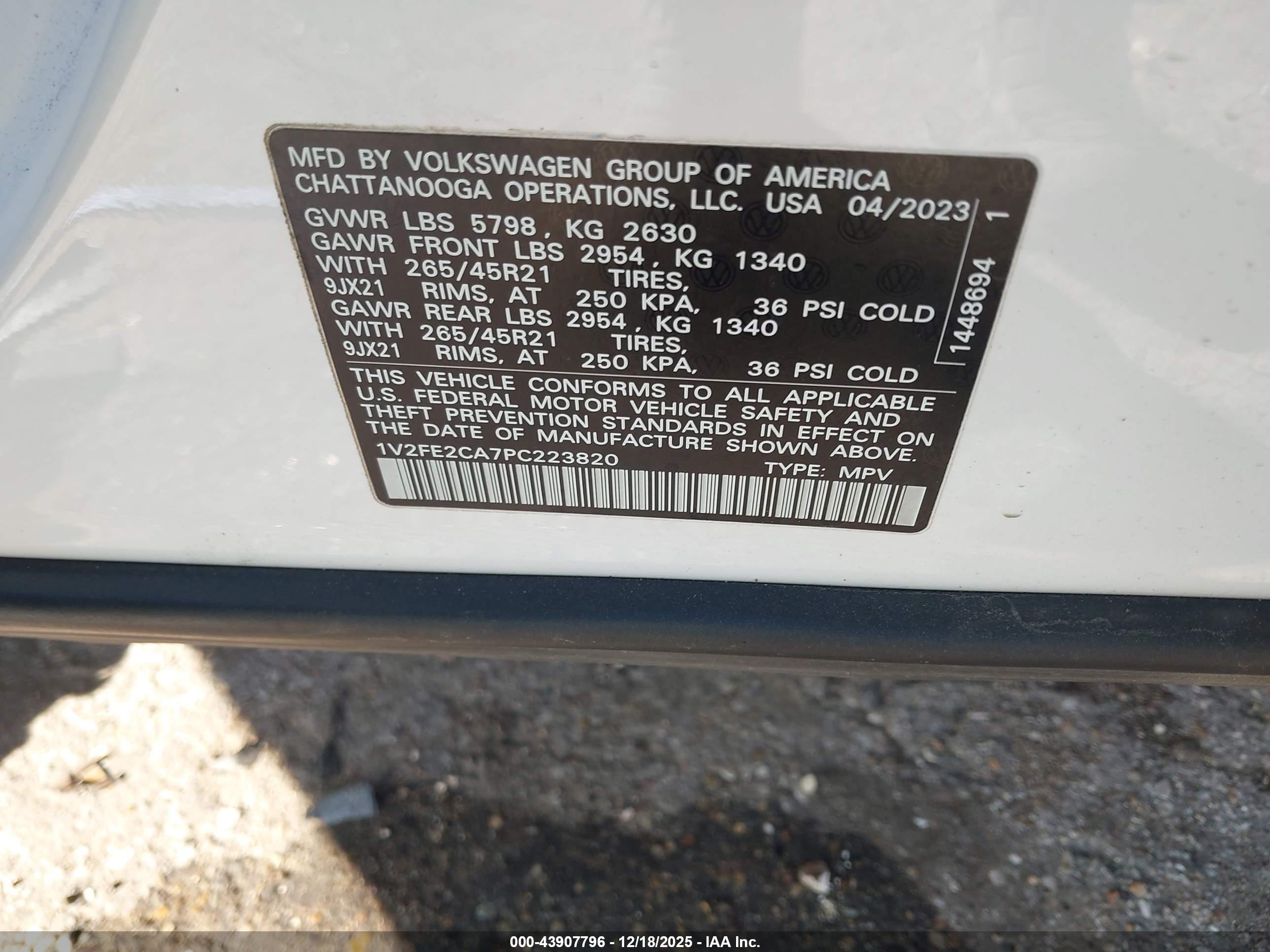 VOLKSWAGEN ATLAS image 9