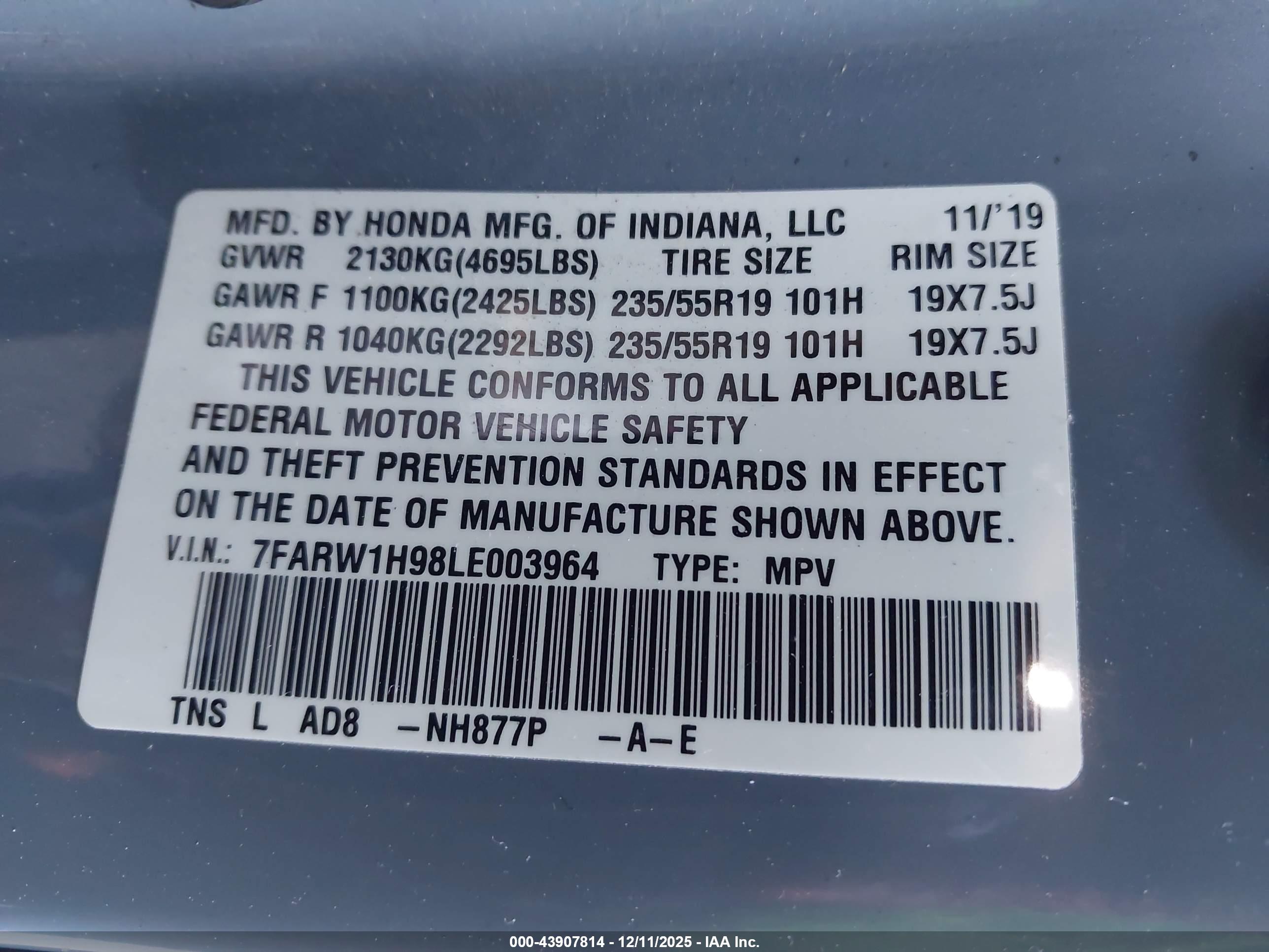 HONDA CR-V image 9