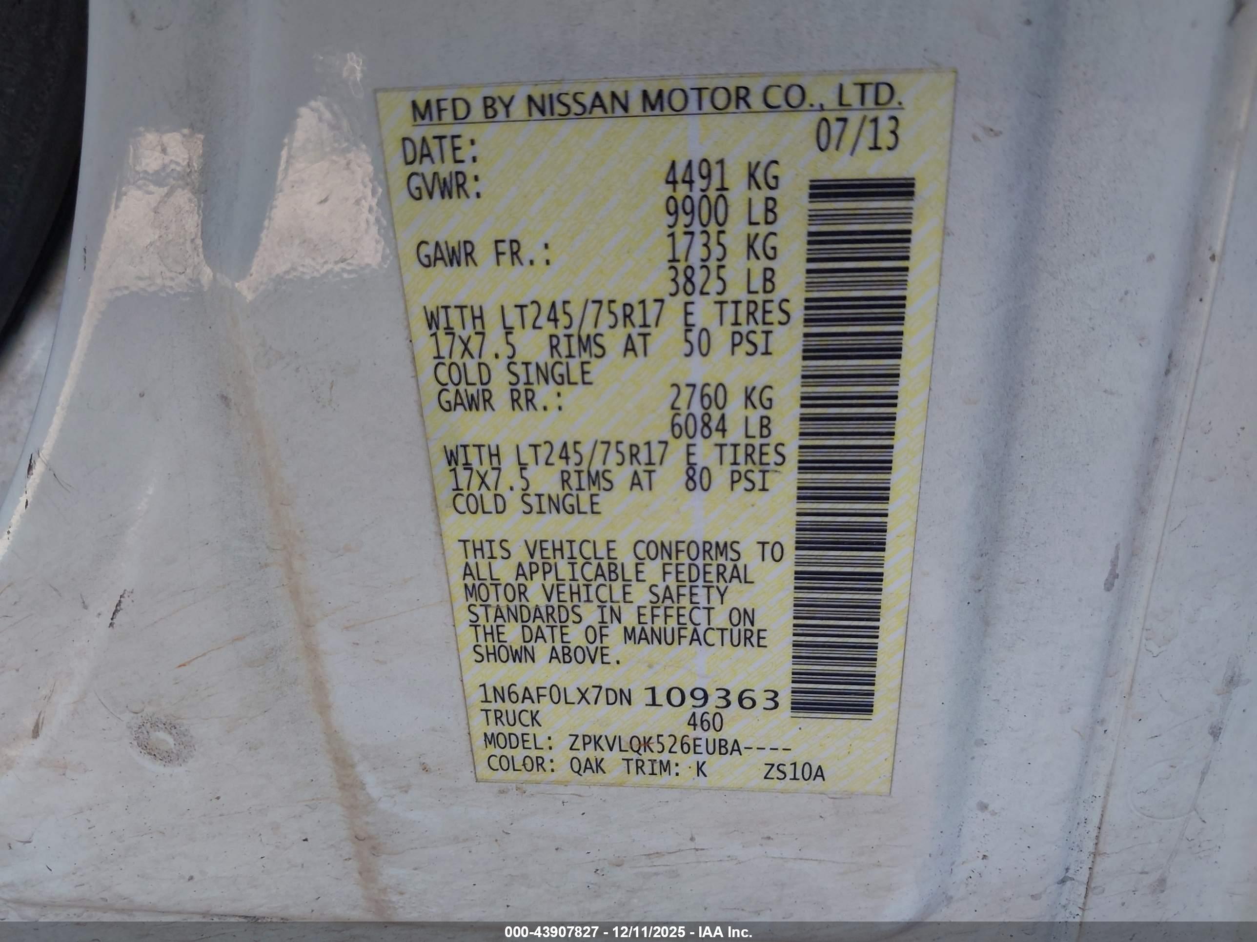 NISSAN NV image 9