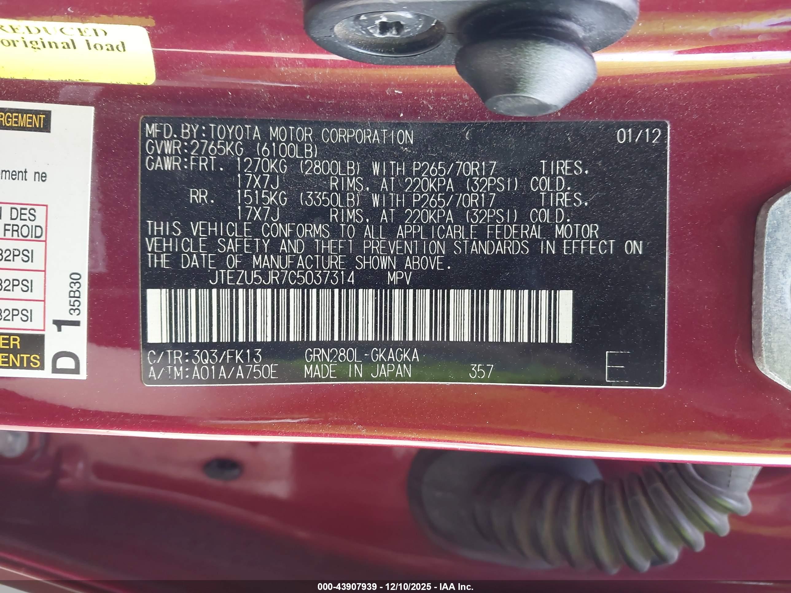 TOYOTA 4RUNNER image 9