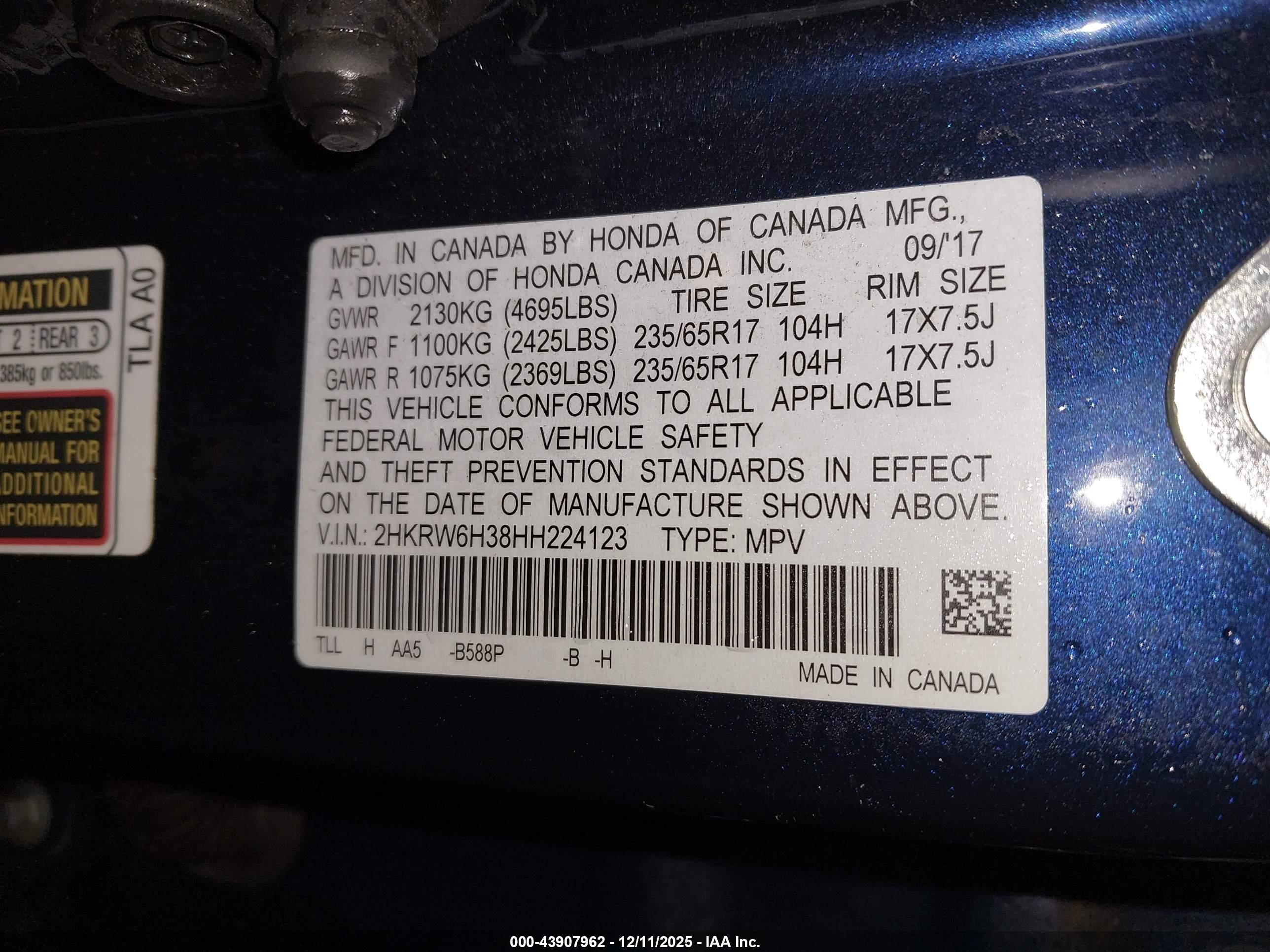 HONDA CR-V image 9