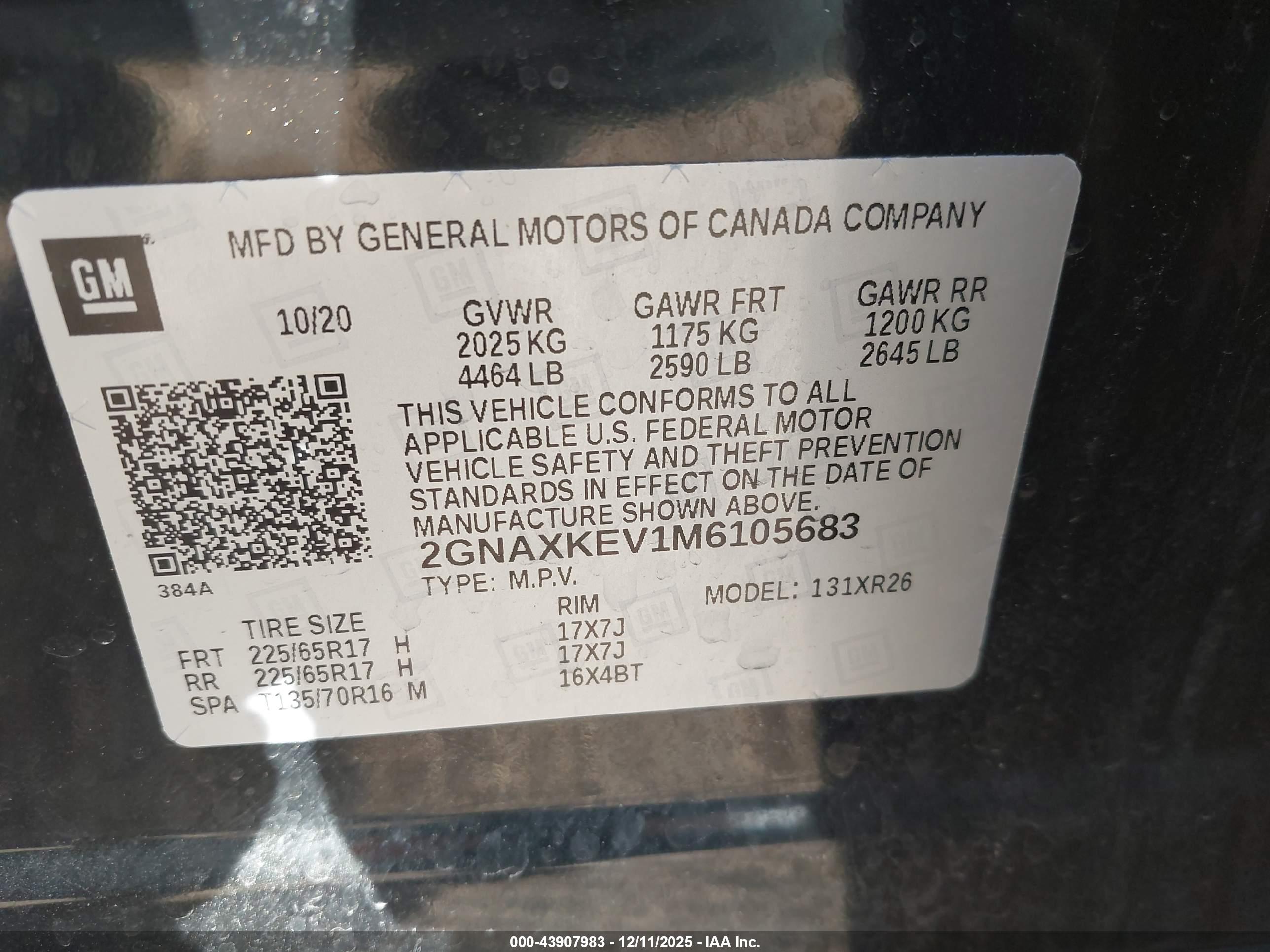 CHEVROLET EQUINOX image 9