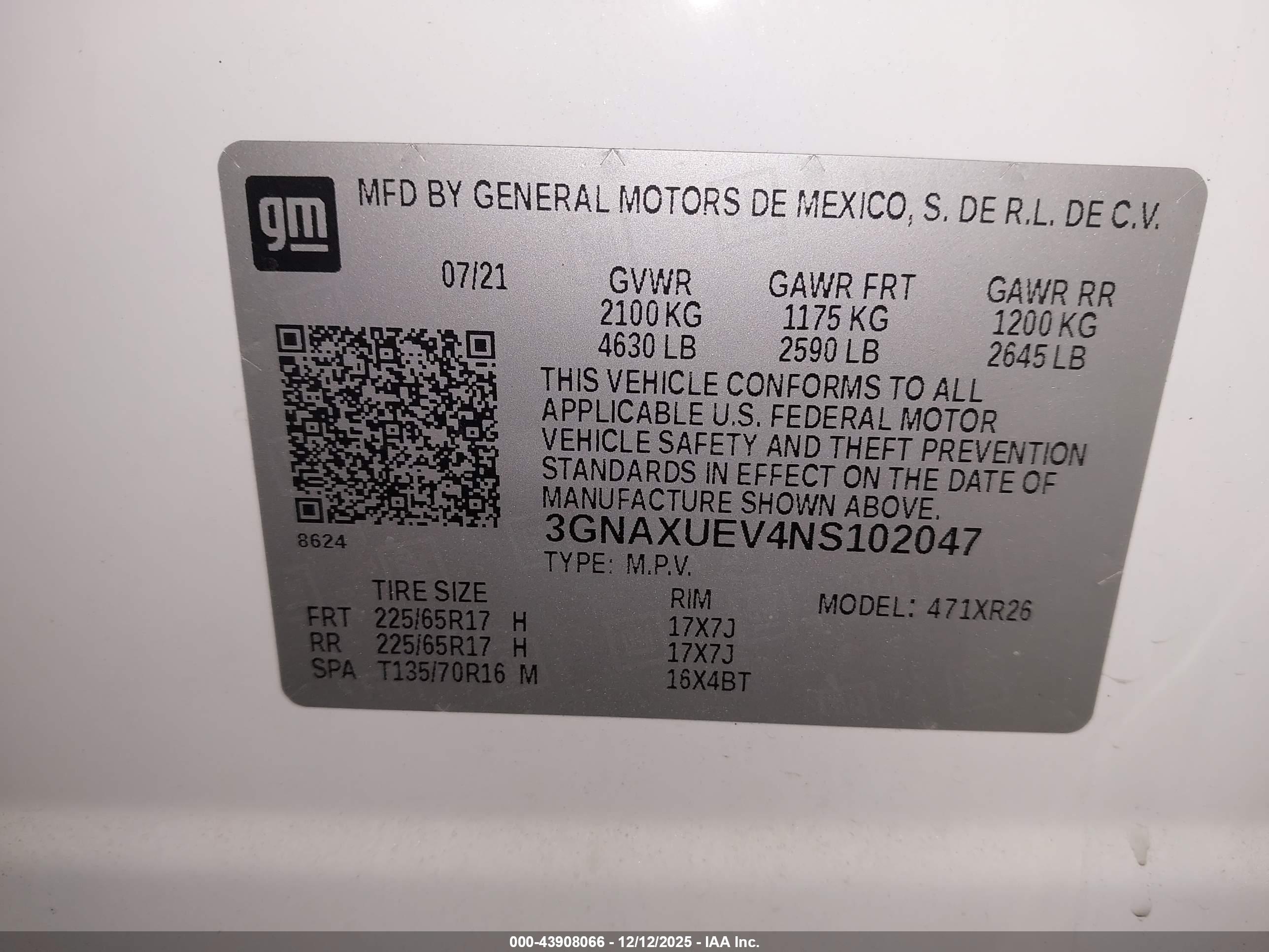CHEVROLET EQUINOX image 9