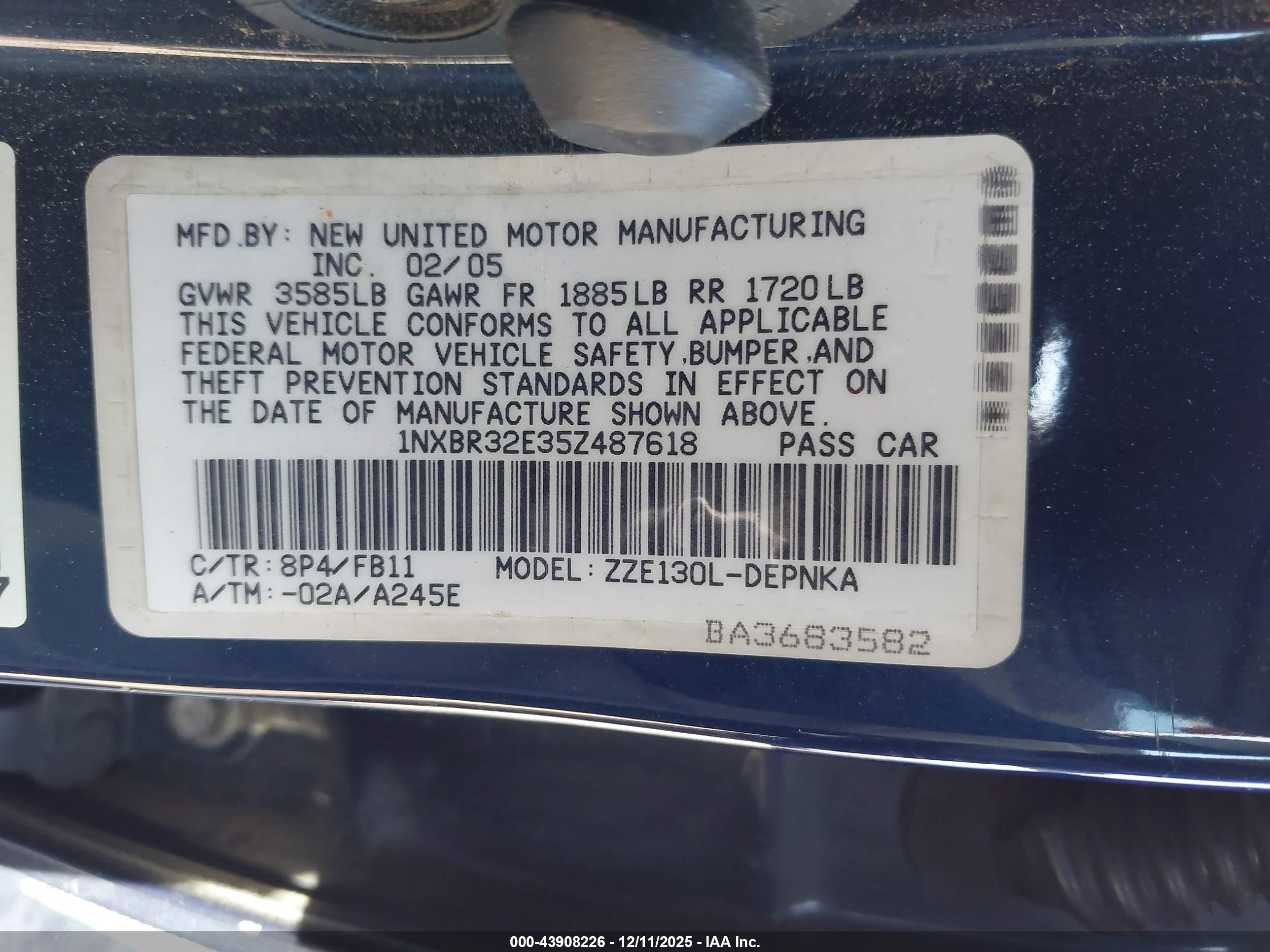 TOYOTA COROLLA image 9