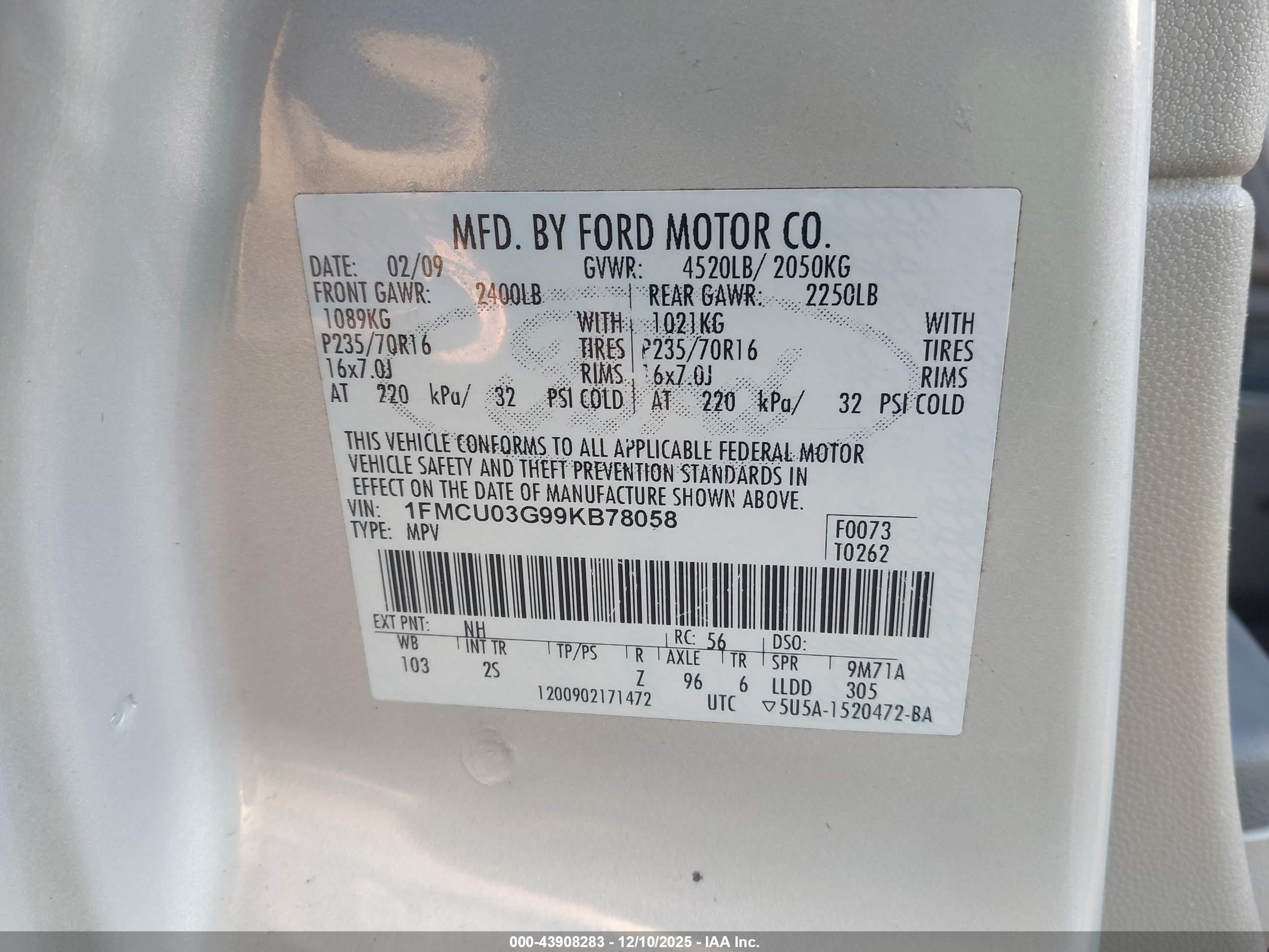 FORD ESCAPE image 9